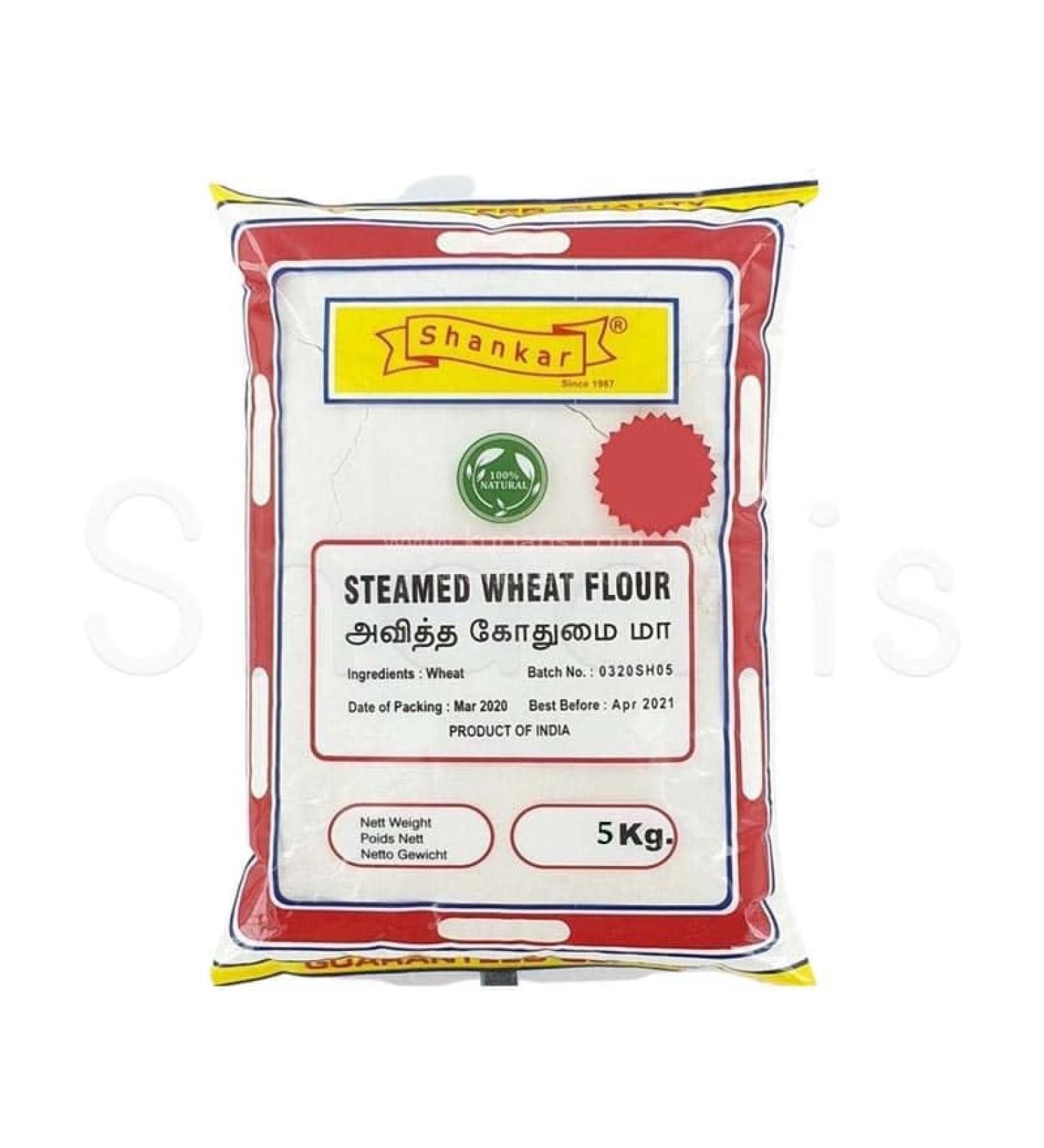 Seelans Shankar Steamed Wheat Flour | 5KG | Wheat Flour | Streamed Flour | Puttu and Snack Flour | 100% Wheat | SriLankan Origin - Buy Online on GoSupps.com