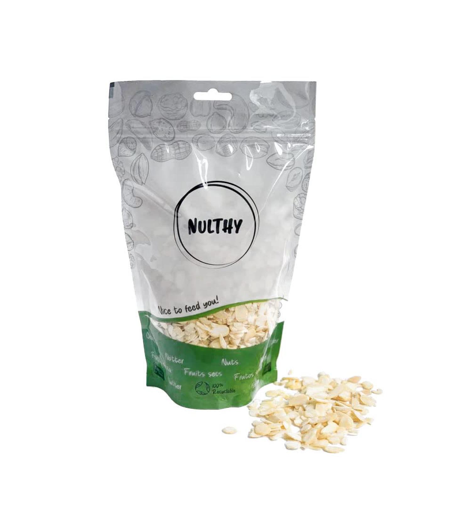  NULTHY NULTHY - Organic laminated almond - Natural dried fruits - Organic nuts - Organic cultivation - Gluten free - Vegan (1 kg) - Buy Online on GoSupps.com