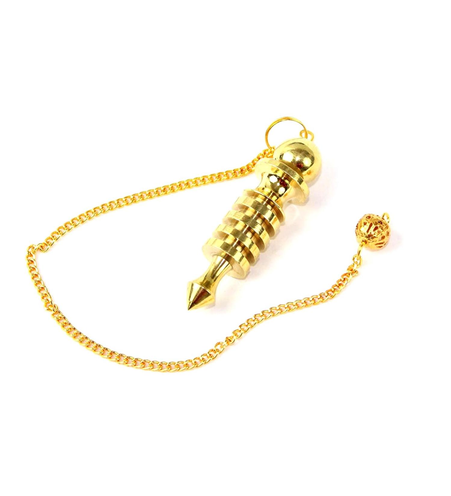 Buy Jet International Isis 4 Plate Ring Brass Pendulum | Healing Dowsing Rod A++ Reiki - International Shipping Available - Buy Online on GoSupps.com