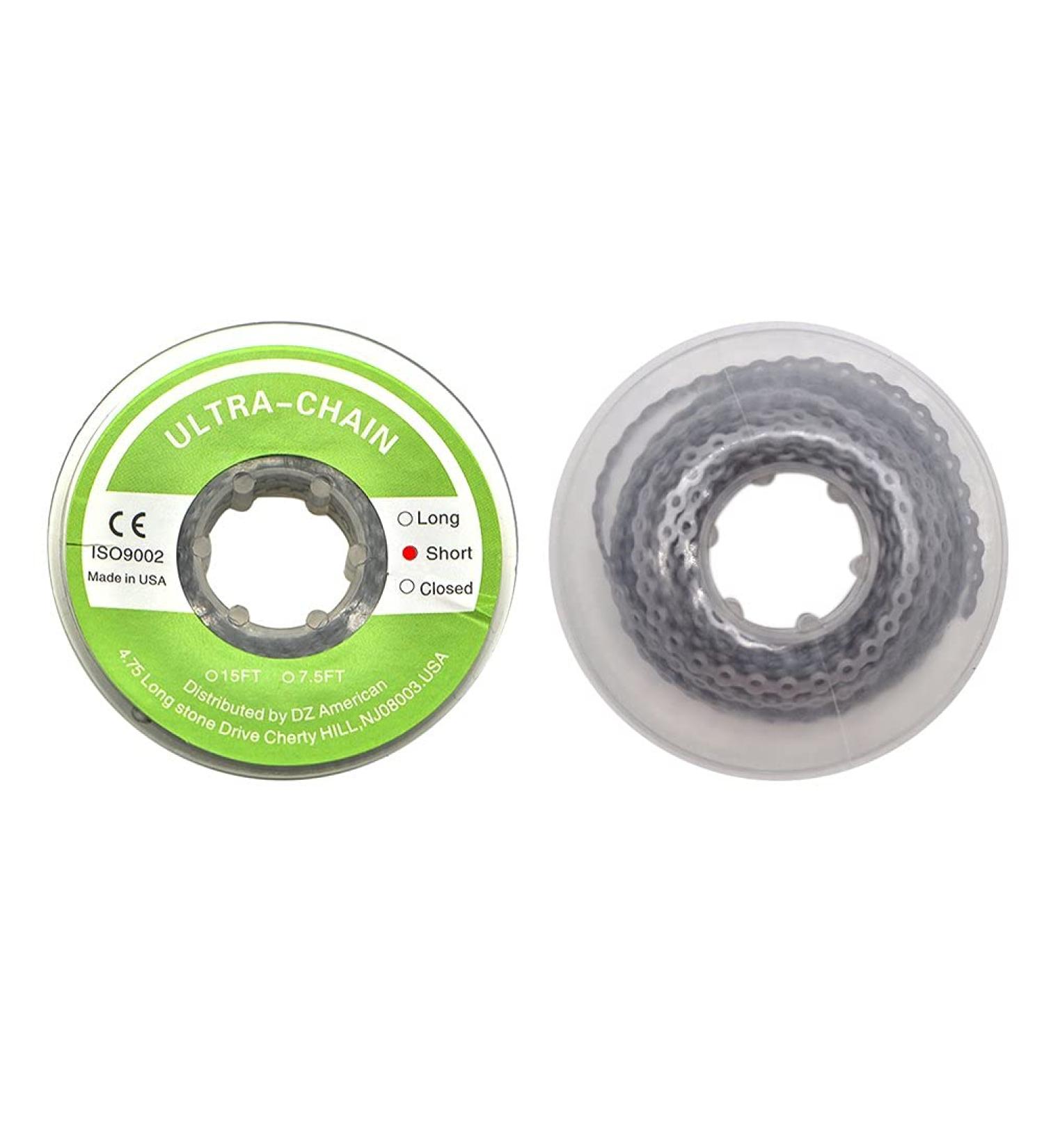 RZJZGZ Gray Dental Orthodontic Elastic Chain Power Chains Brace - Short Orthodontic Spool Rubber Band - Buy Online on GoSupps.com