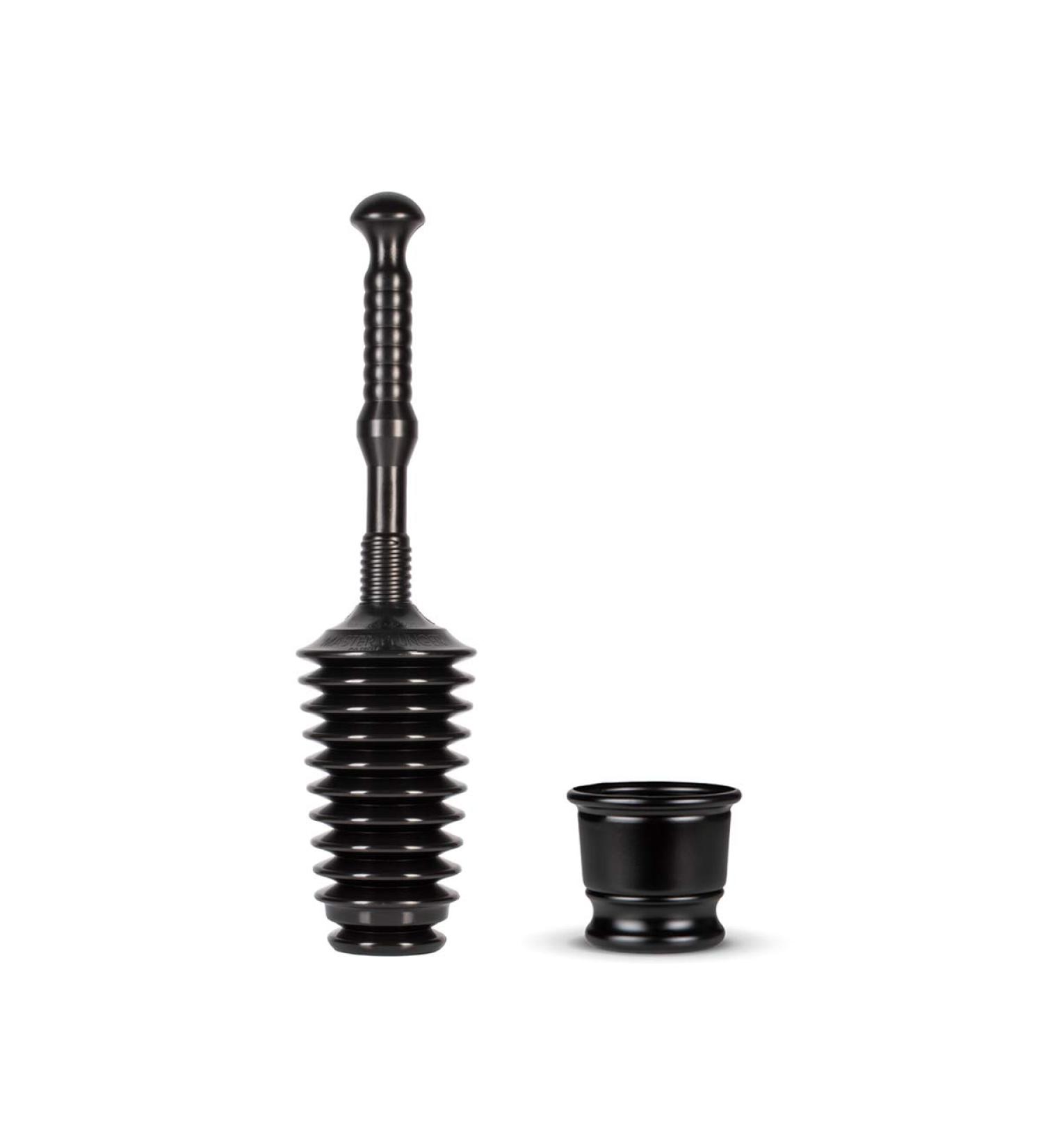 Master Plunger MP500-B3 Heavy Duty Toilet Plunger Kit with Air Release Valve - Black - Buy Online on GoSupps.com