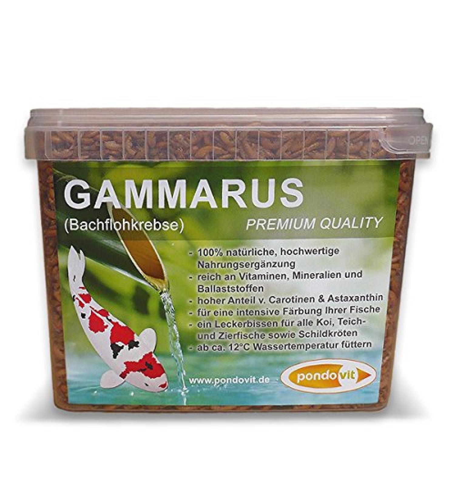 Pondovit Gammarus - Premium Freshwater Shrimp Snacks for Koi | 2.4L (1 Pack) - International Shipping Available - Buy Online on GoSupps.com