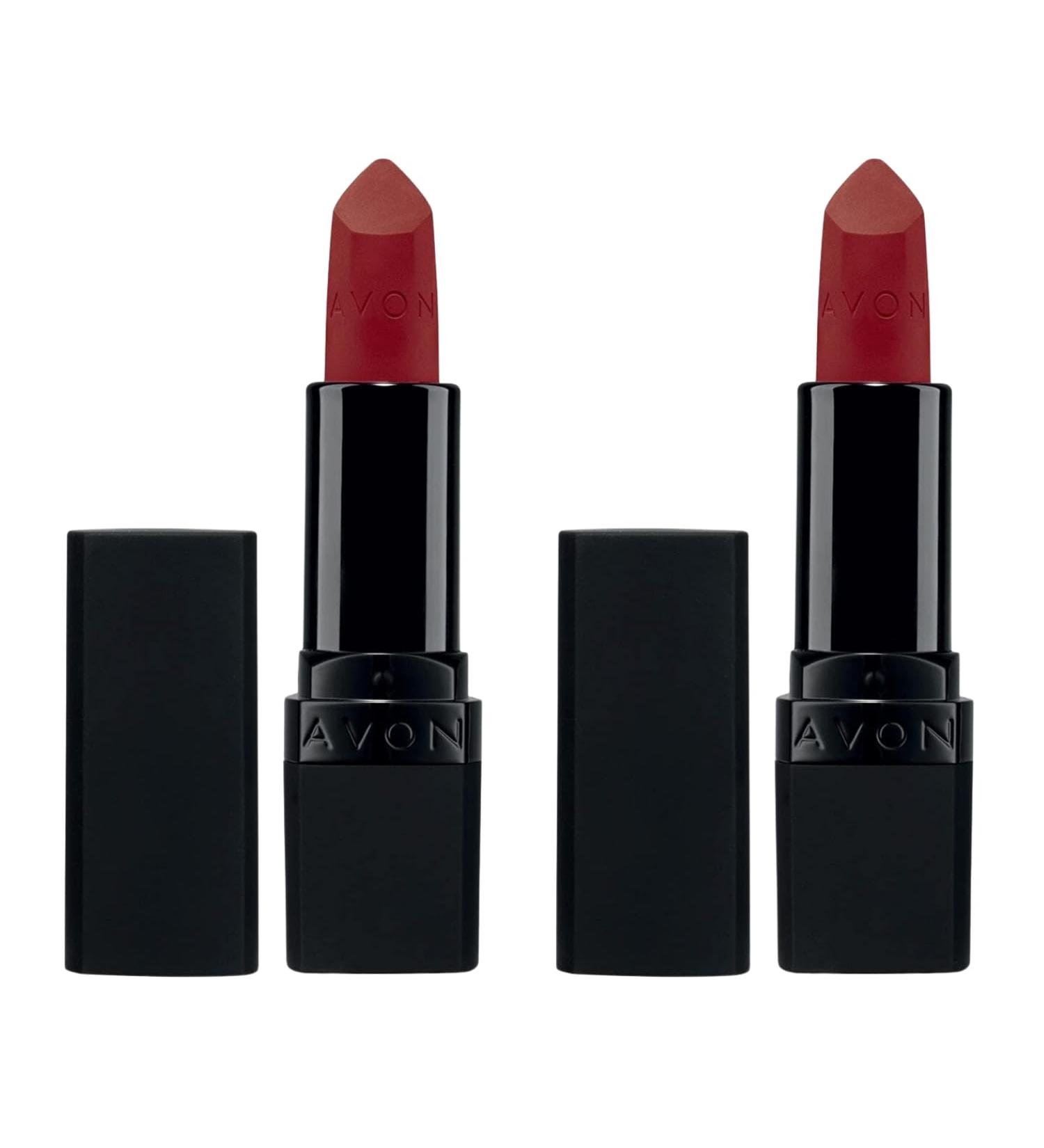 AVON Ultra Matte Lipstick SPF 15 RED SUPREME (2 Pack) - Premium International Shipping - Buy Online on GoSupps.com