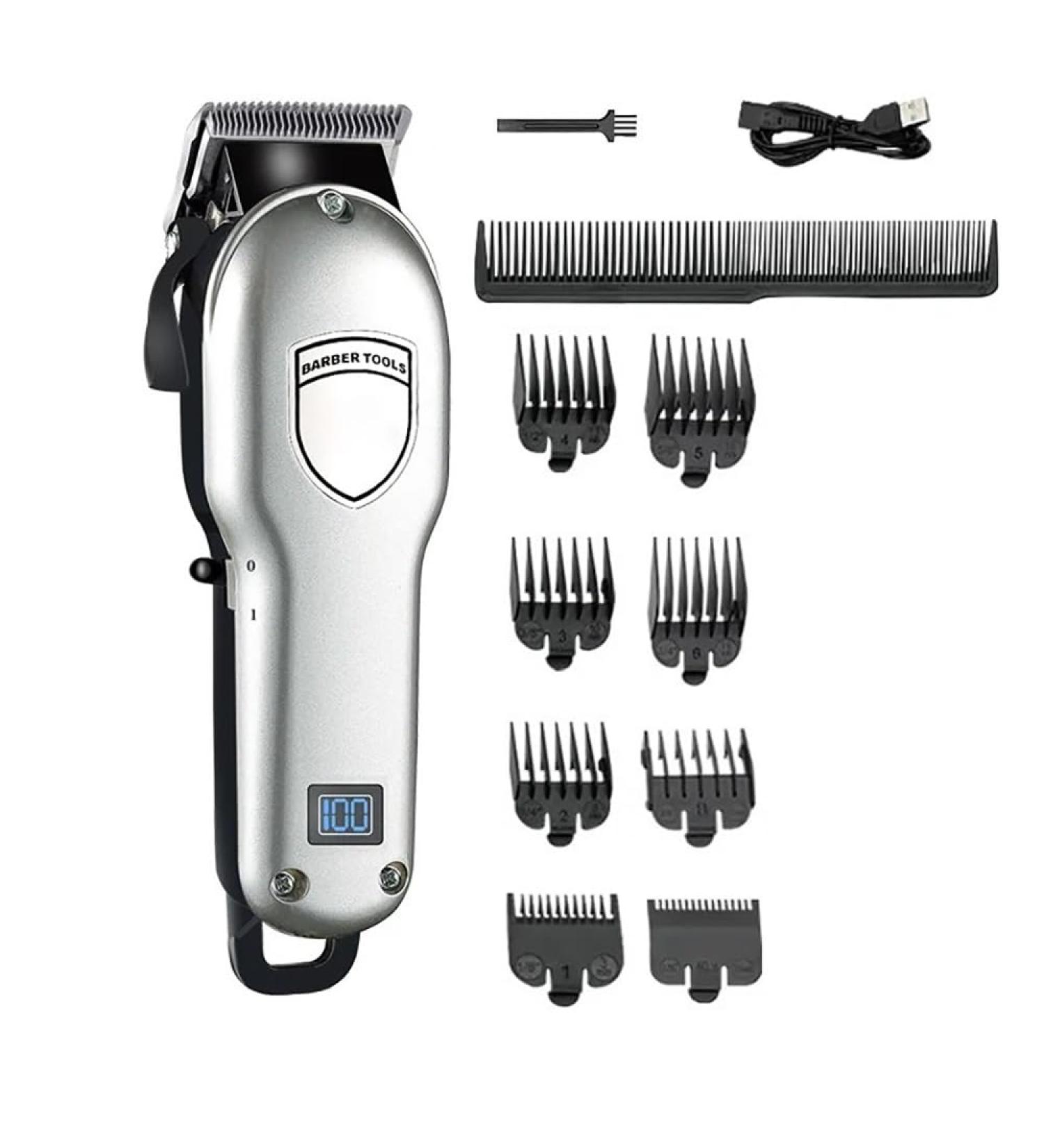 Professional Hair Clippers for Men - Adjustable USB Rechargeable Hair Trimmer - Y8580C Barber Clipper - Buy Online on GoSupps.com