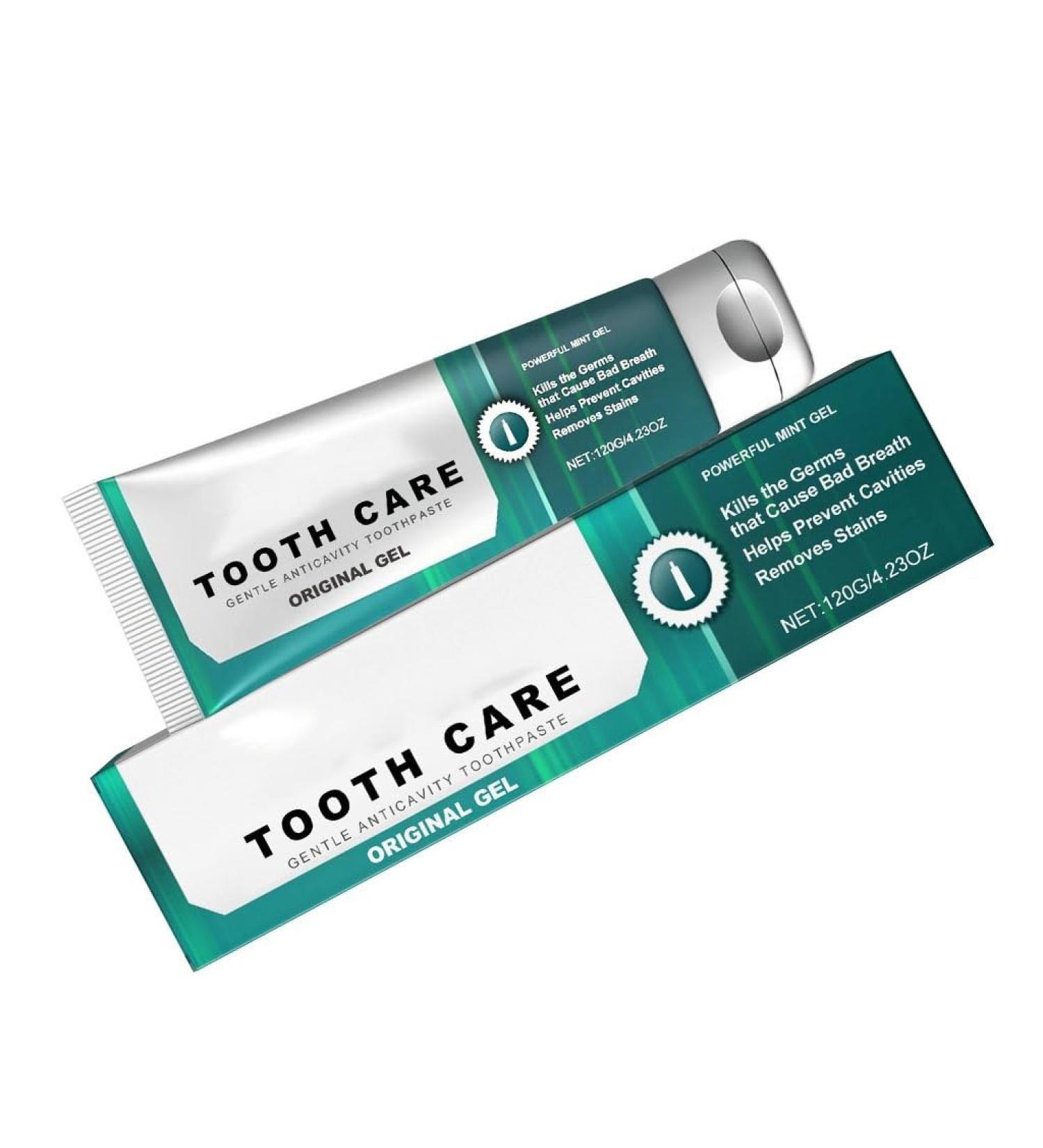 Mint Fresh Care Toothpaste Cleans Tooth Surfaces Reduces Plaque Buildup Prevents Tartar Formation and Keeps Teeth Bright and Clean Like New(2pcs) - Buy Online on GoSupps.com