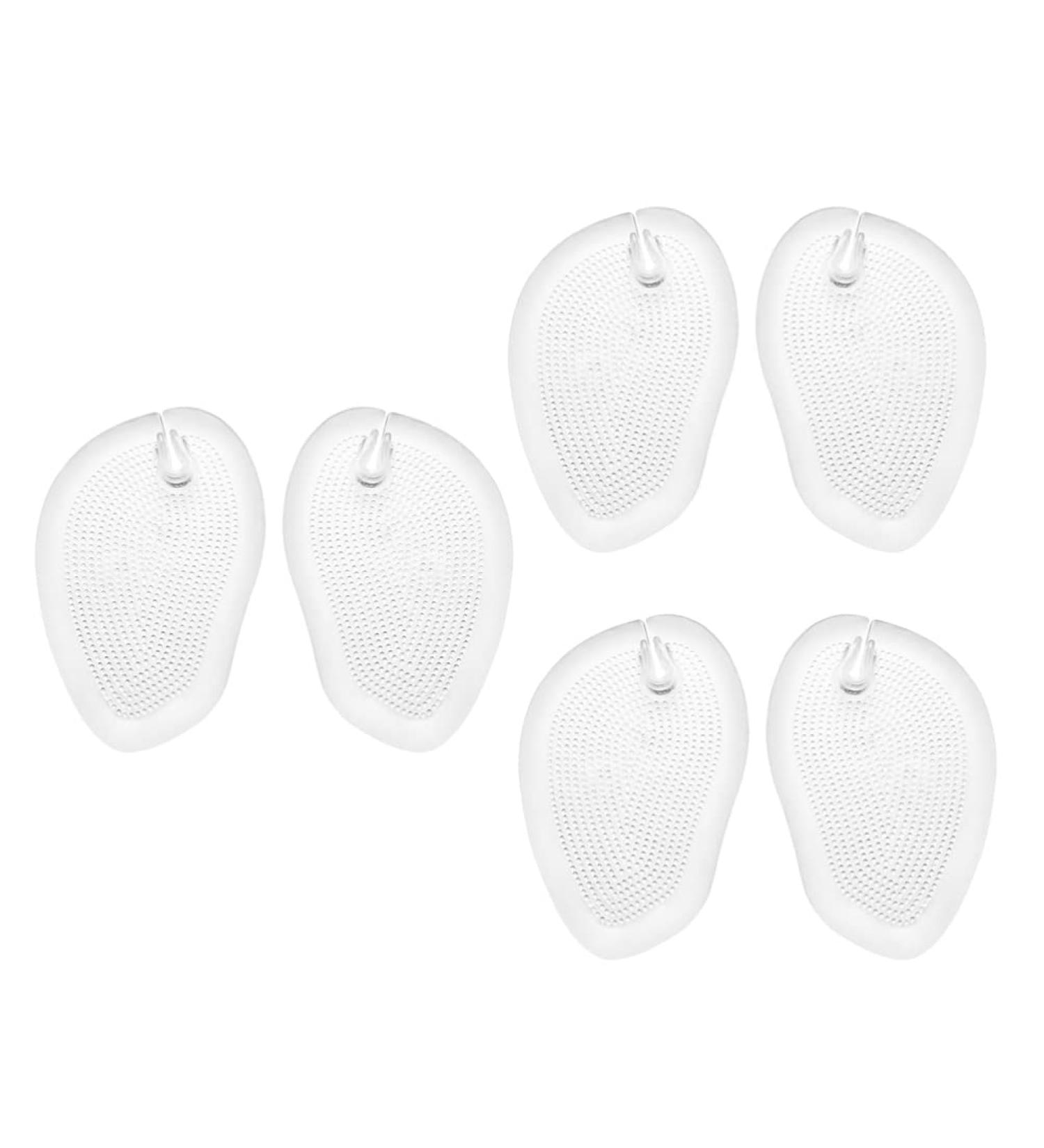 USHOBE 3 Pairs Gel Metatarsal Pads for Thong Sandals | Forefoot Cushion Inserts for Metatarsal Support | Clear Grips for Slip-Resistant Comfort - Buy Online on GoSupps.com