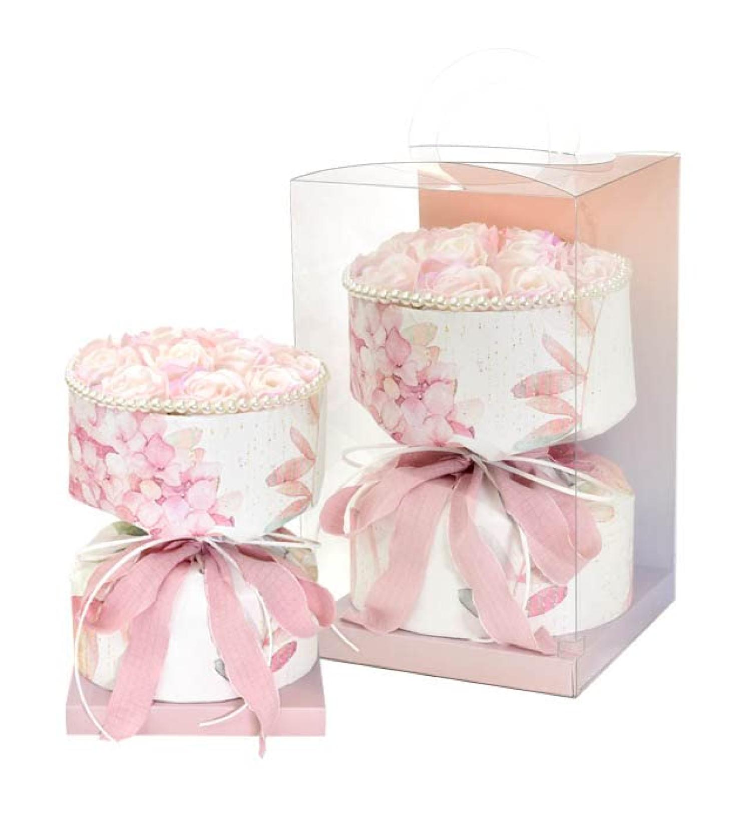 Buy Poppy Nagoya Soap Flower Bouquet - Artificial Pink Soap Flowers Gift SH-037 - Perfect for Any Occasion - Buy Online on GoSupps.com