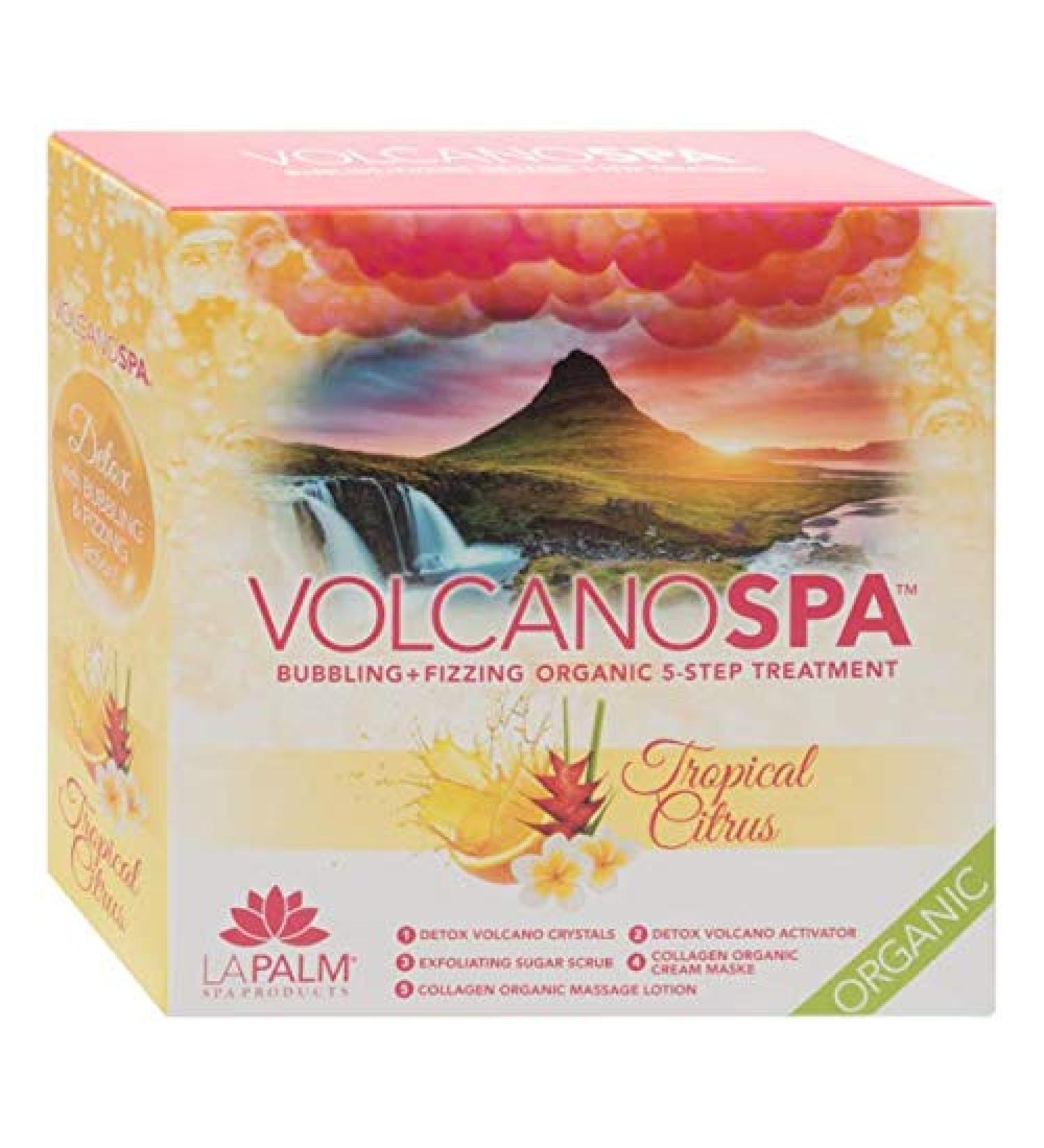 La Palm Volcano Spa 5 Step Pedicure Kit (Tropical Citrus)