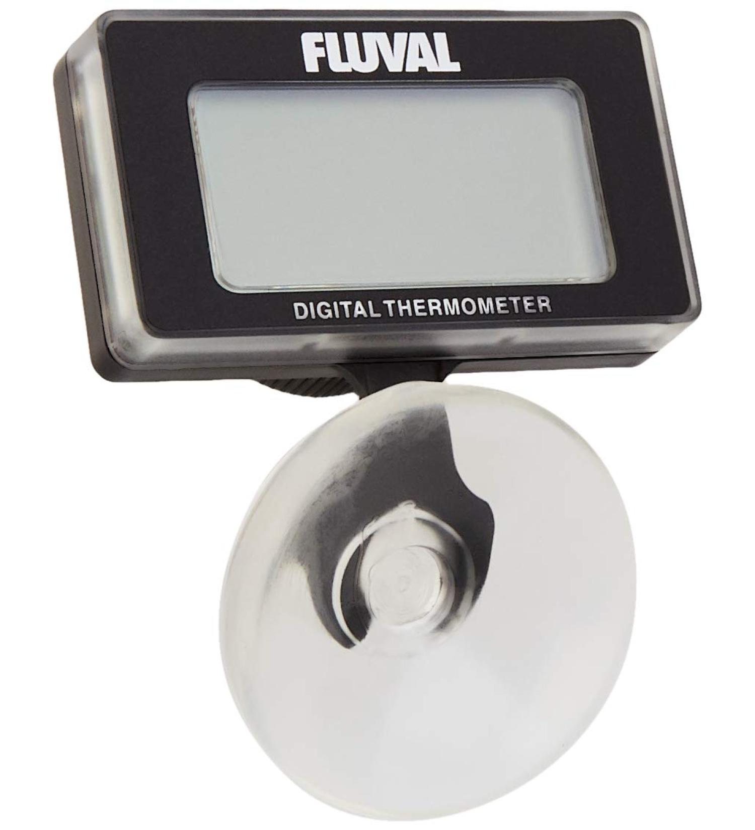 Fluval 11195 Submersible Digital Thermometer in Black - Accurate Water Temperature Monitoring - Buy Online on GoSupps.com