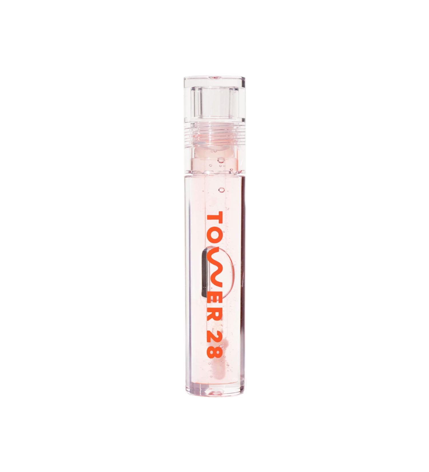 Tower 28 ShineOn Lip Jelly CHILL - Vegan Lip Gloss with Apricot and Raspberry Seed Oil - Buy Online on GoSupps.com