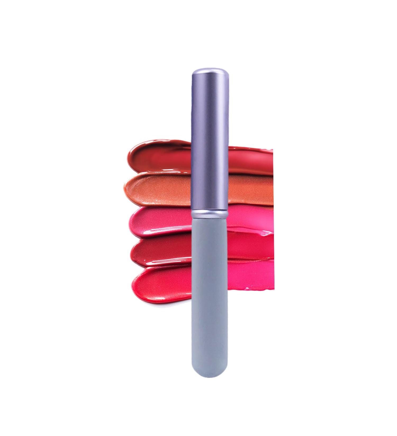 Professional Purple Lip Brush with Cap - Matte Effect Lip Gloss Applicator for Flawless Lipstick Application - Buy Online on GoSupps.com