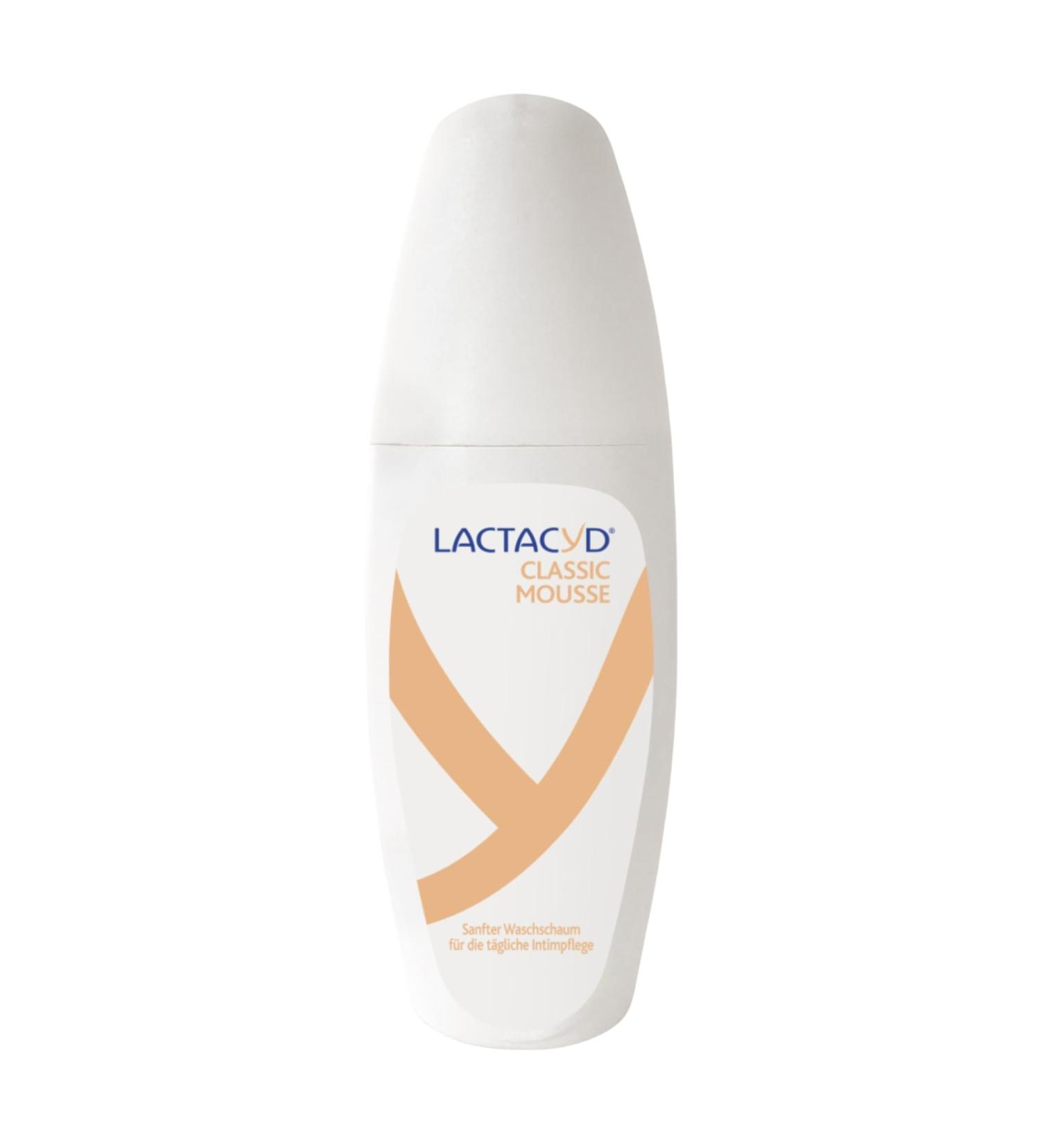 Lactacyd Classic Mousse Soft washing foam with adjusted pH value and natural Llactic acid clinically tested and confirmed 150 ml - Buy Online on GoSupps.com