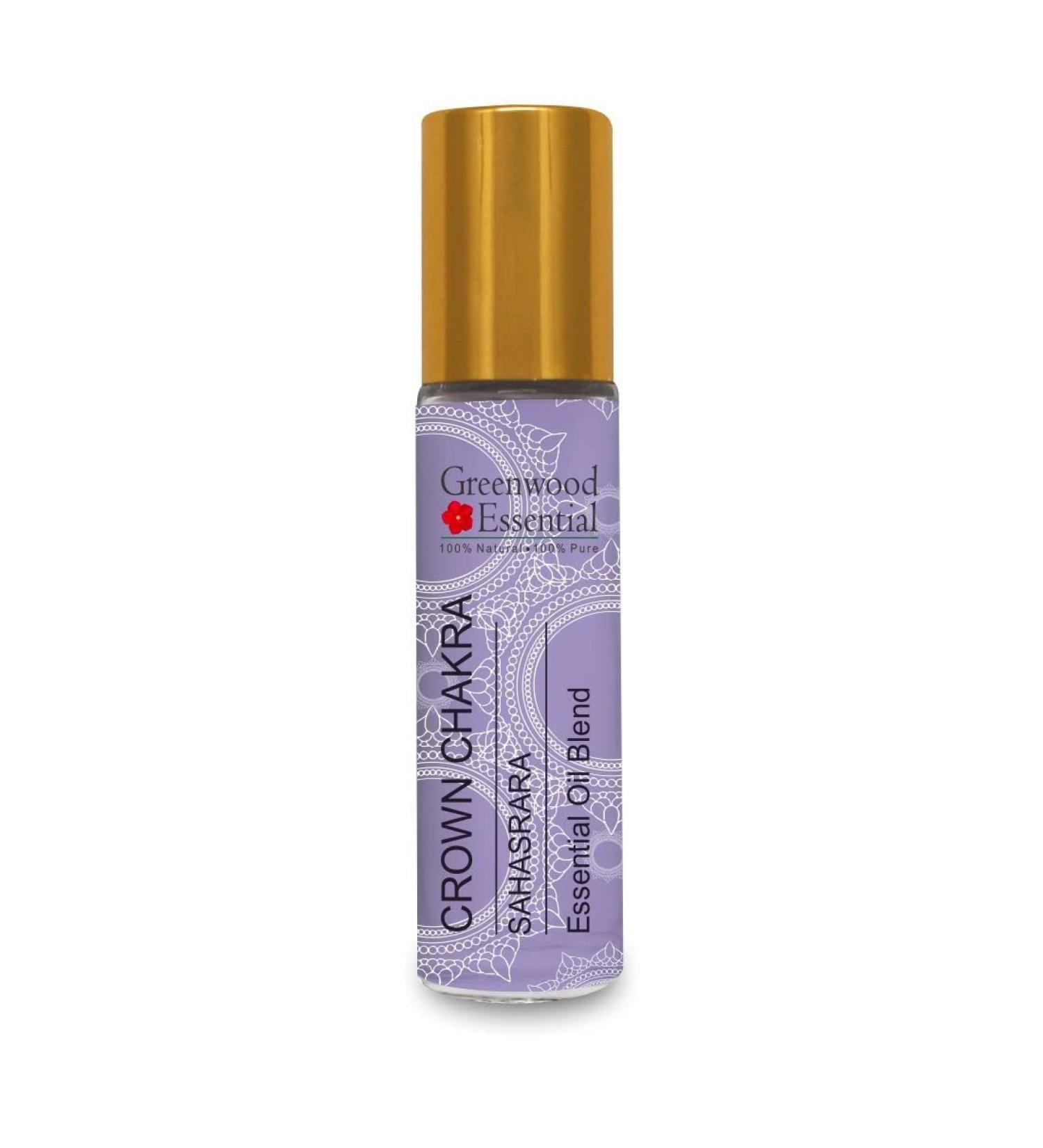 Greenwood Essential Huile de chakra couronne (Sahasrara) id ale pour la m ditation le nettoyage le yoga l'alignement des chakras la relaxation la gu rison et les rituels 8 ml Huile de chakra couronne 8 ml (Lot de 1) - Buy Online on GoSupps.com