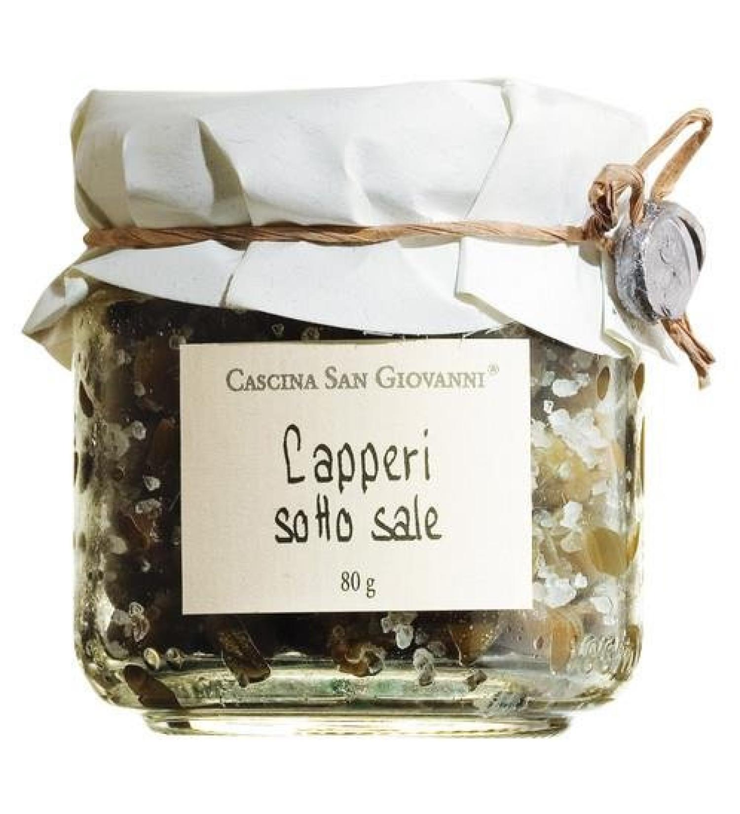 Cascina San Giovanni capers in sea salt 80 gr.