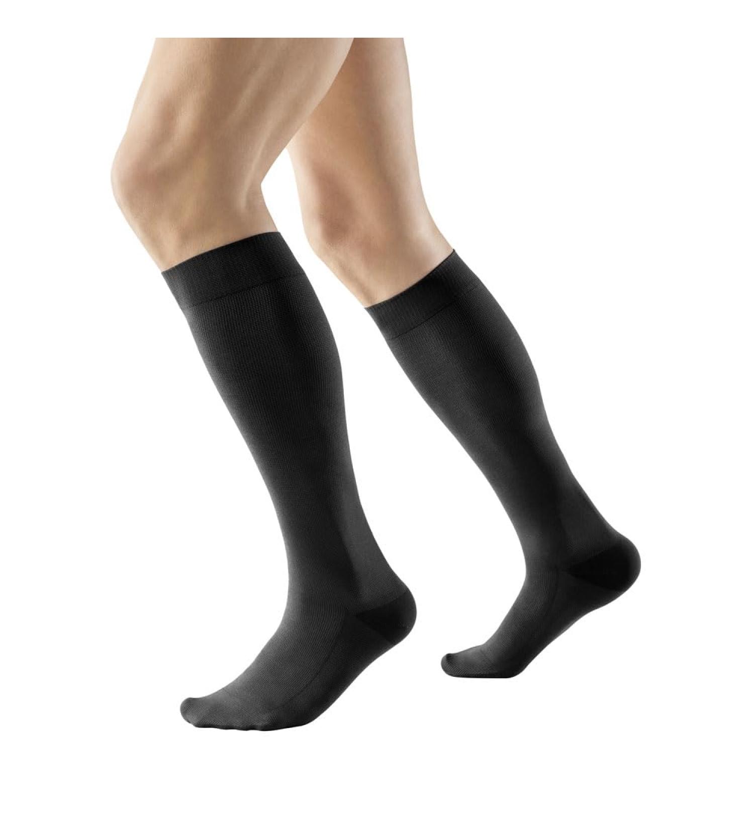 Bauerfeind VenoTrain Business AD CCL1 foot long compression stockings XL plus black long