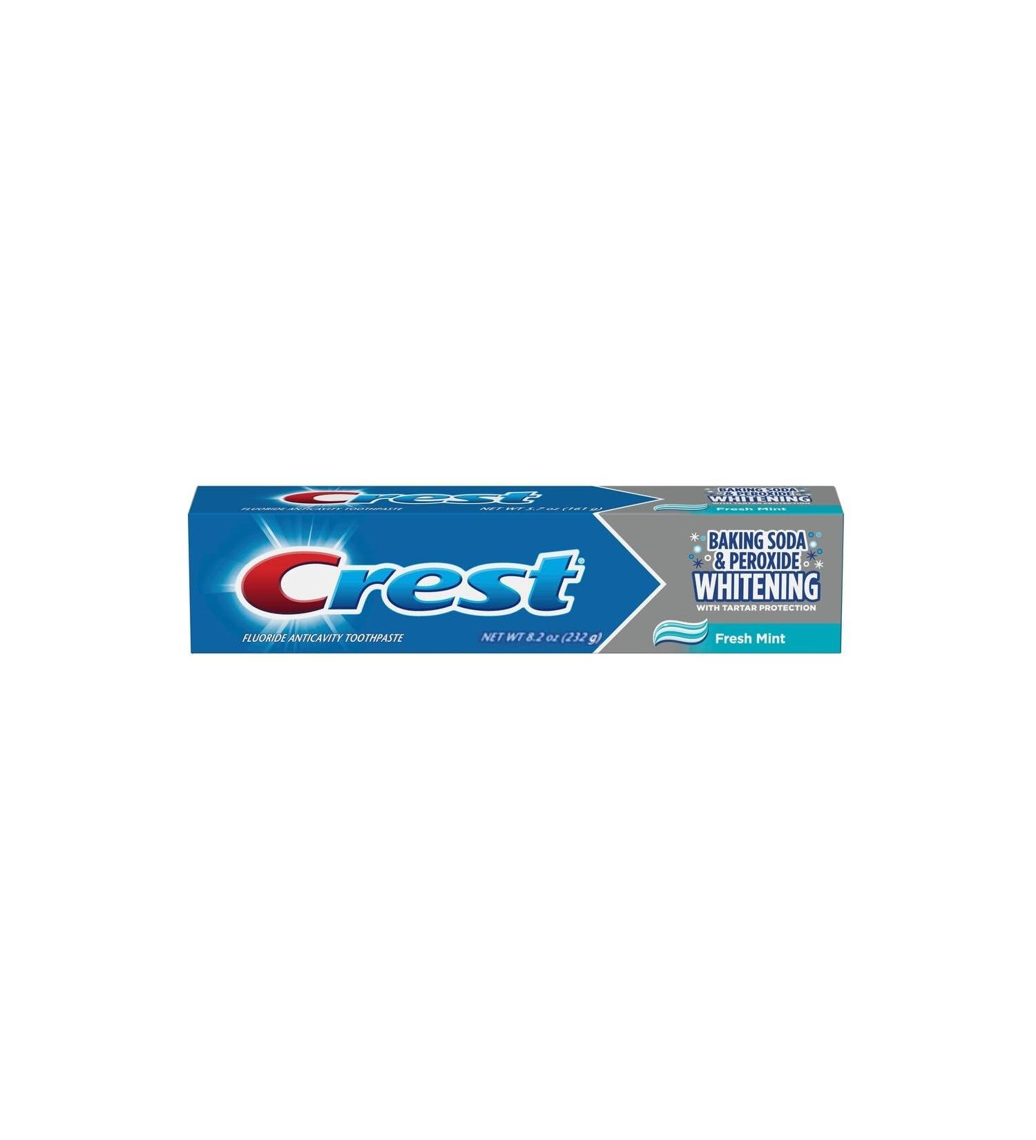 Crest Bspx Whitening Crest Baking Soda & Peroxide Toothpaste W/Tartar Control - Fresh Mint - 8.2 Oz - Buy Online on GoSupps.com