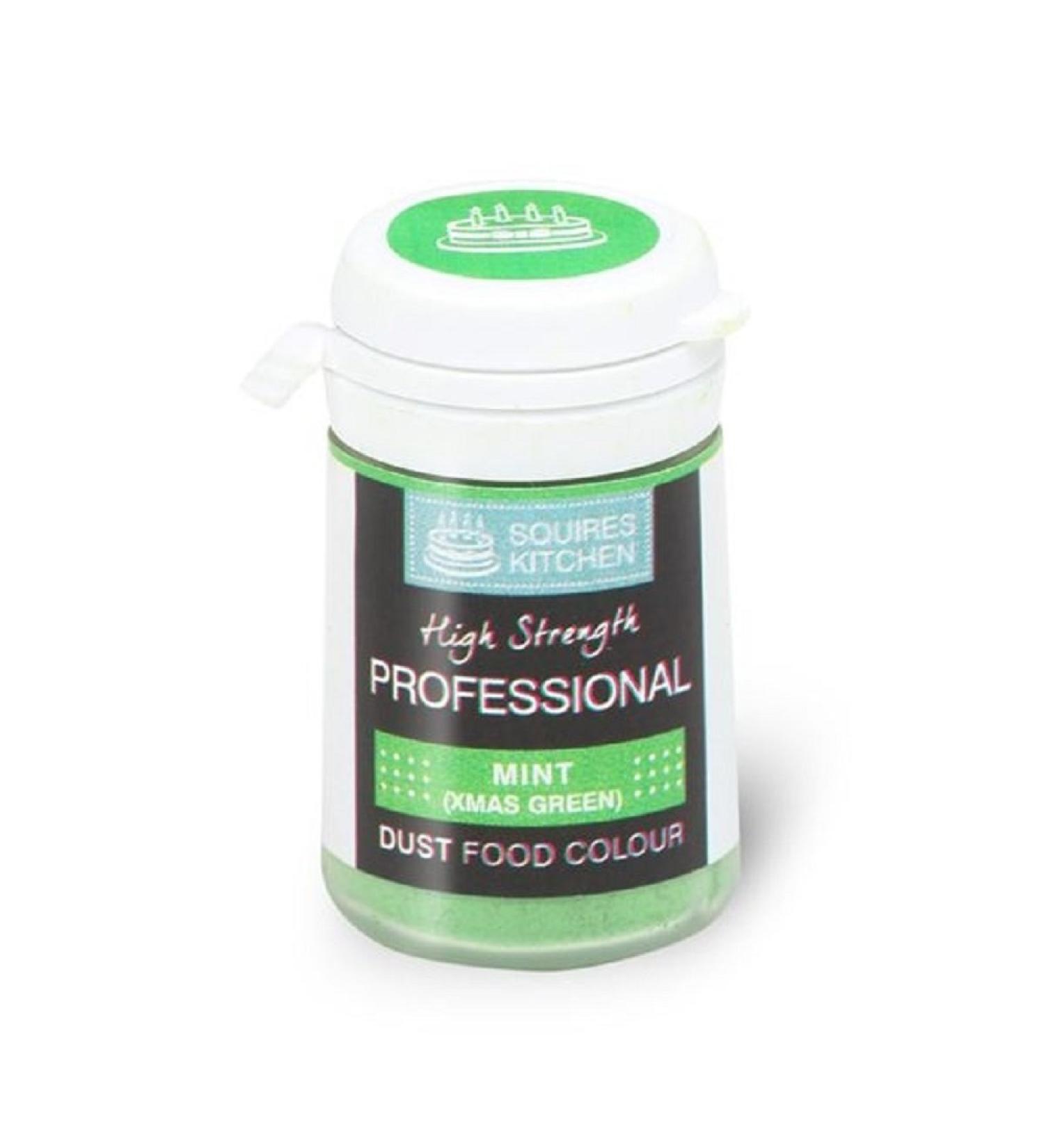 Squires Kitchen Professional Food Colour Dust - Mint Xmas Green 4g