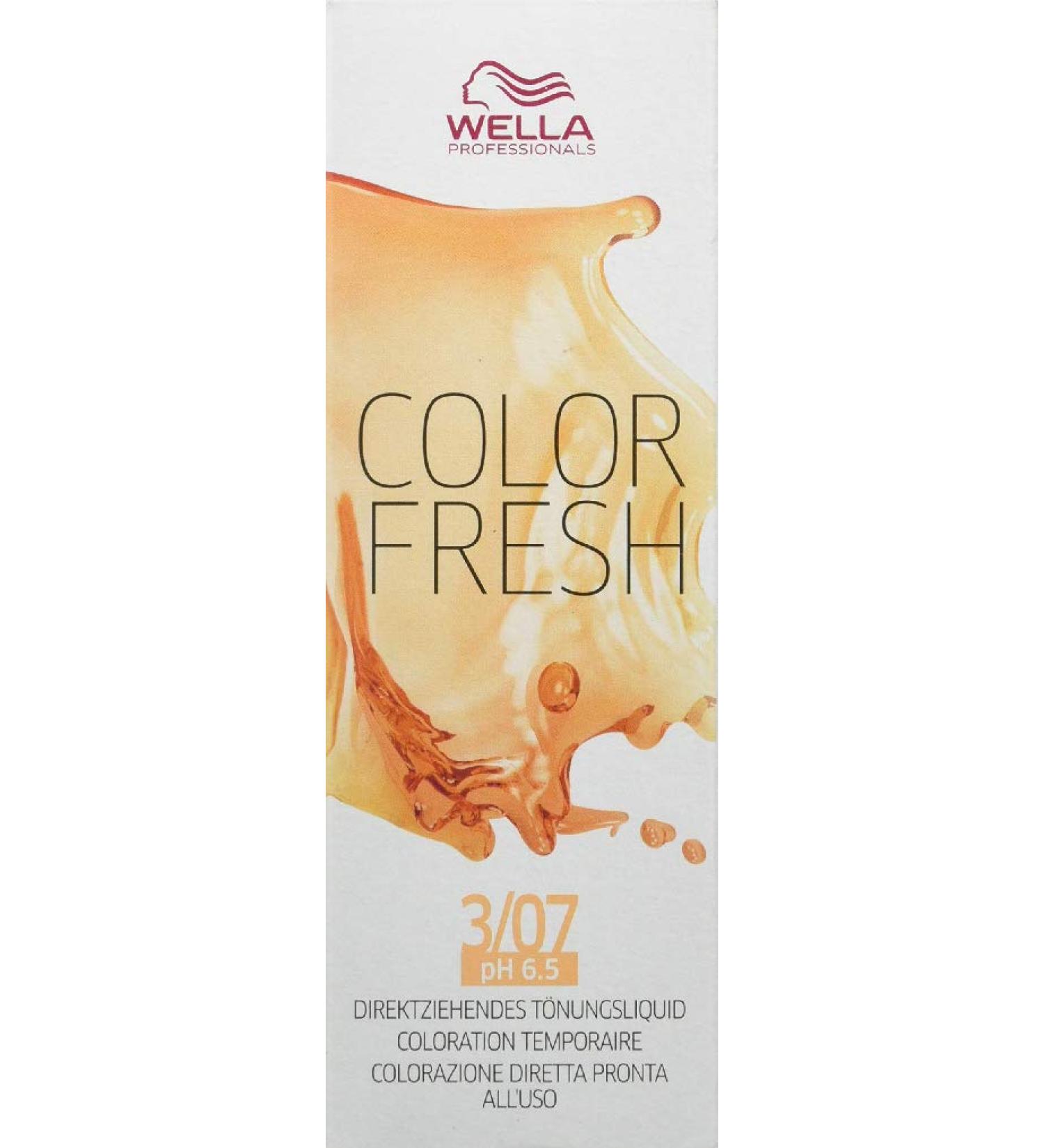 Wella Color Fresh 3/07 Dark Brown Natural - 75ml | International Shipping Available - Buy Online on GoSupps.com
