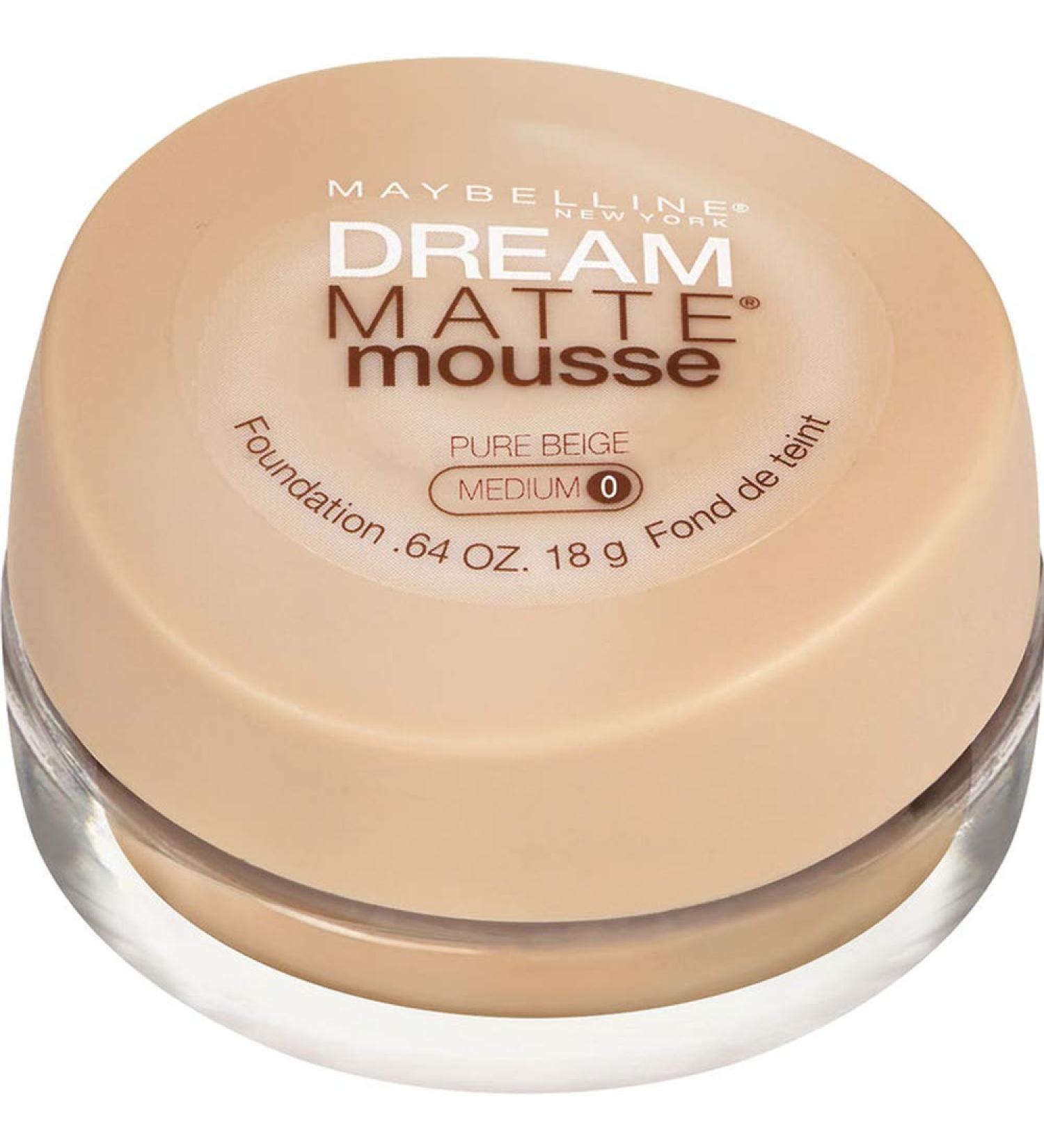 Maybelline Dream Matte Mousse Foundation  Light Beige  0   0.64 oz Pack of 1