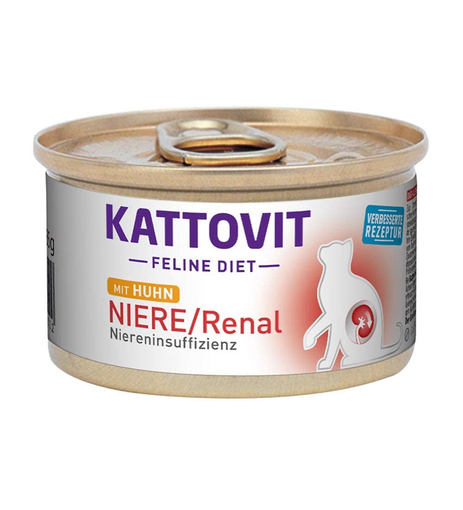 Kattovit Feline Diet Kidney/Renal Chicken 85 g - 12 pieces