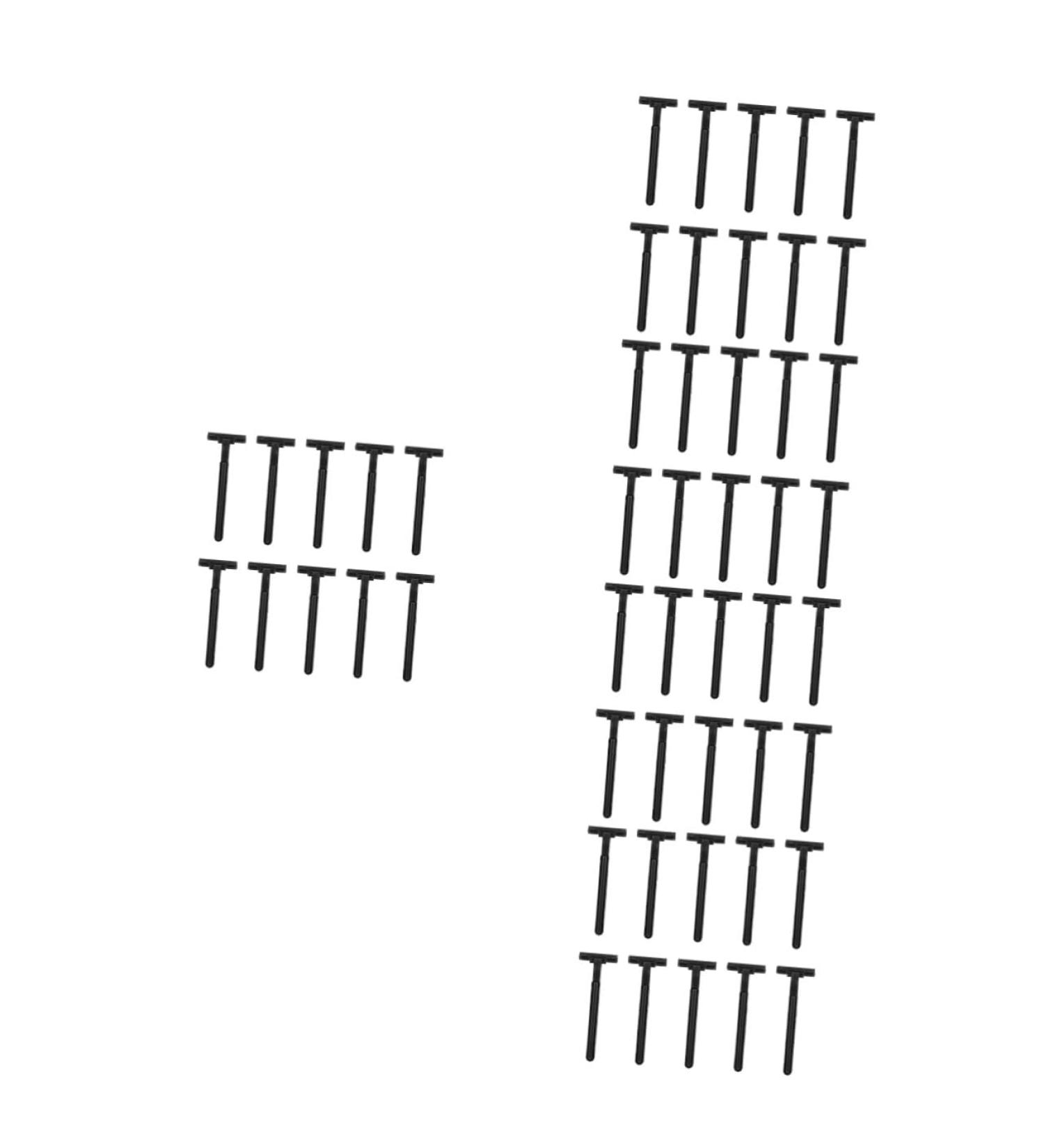 Fomiyes 50-Piece Hair Removal Scrapes Women's Armpit & Arm Hair Remover Razor Manual Plastic Trimmer for Smooth Skin Ideal for Men & Women - Buy Online on GoSupps.com