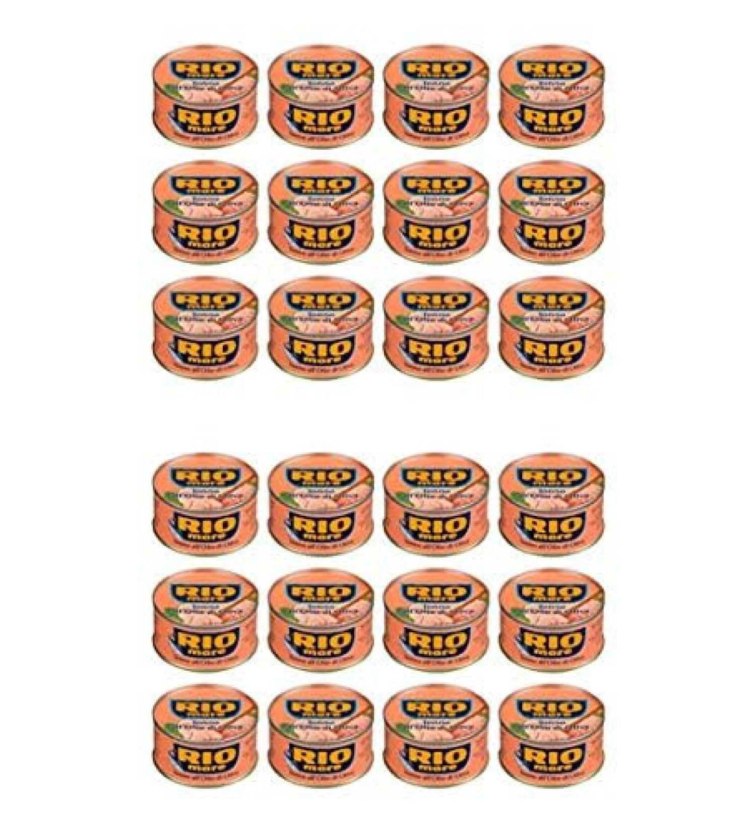 Gharana Swaad Ka Khazaana Rio Mare Tuna in Olive Oil 80g(Pack of 24) | Premium Italian Tuna | Rich in Flavor and Omega-3 | Freashness Sealed in Tin | Mediterranean Delicacy | Sustainably Sourced - Buy Online on GoSupps.com