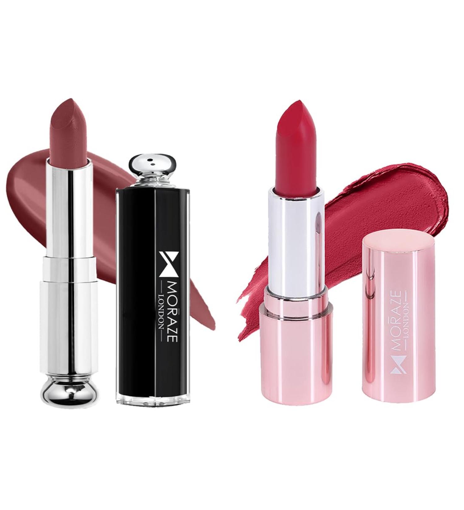Buy Pack of 2 Waterproof Creamy Lipstick - Long-Lasting & International Shipping | Head+Boss - Buy Online on GoSupps.com