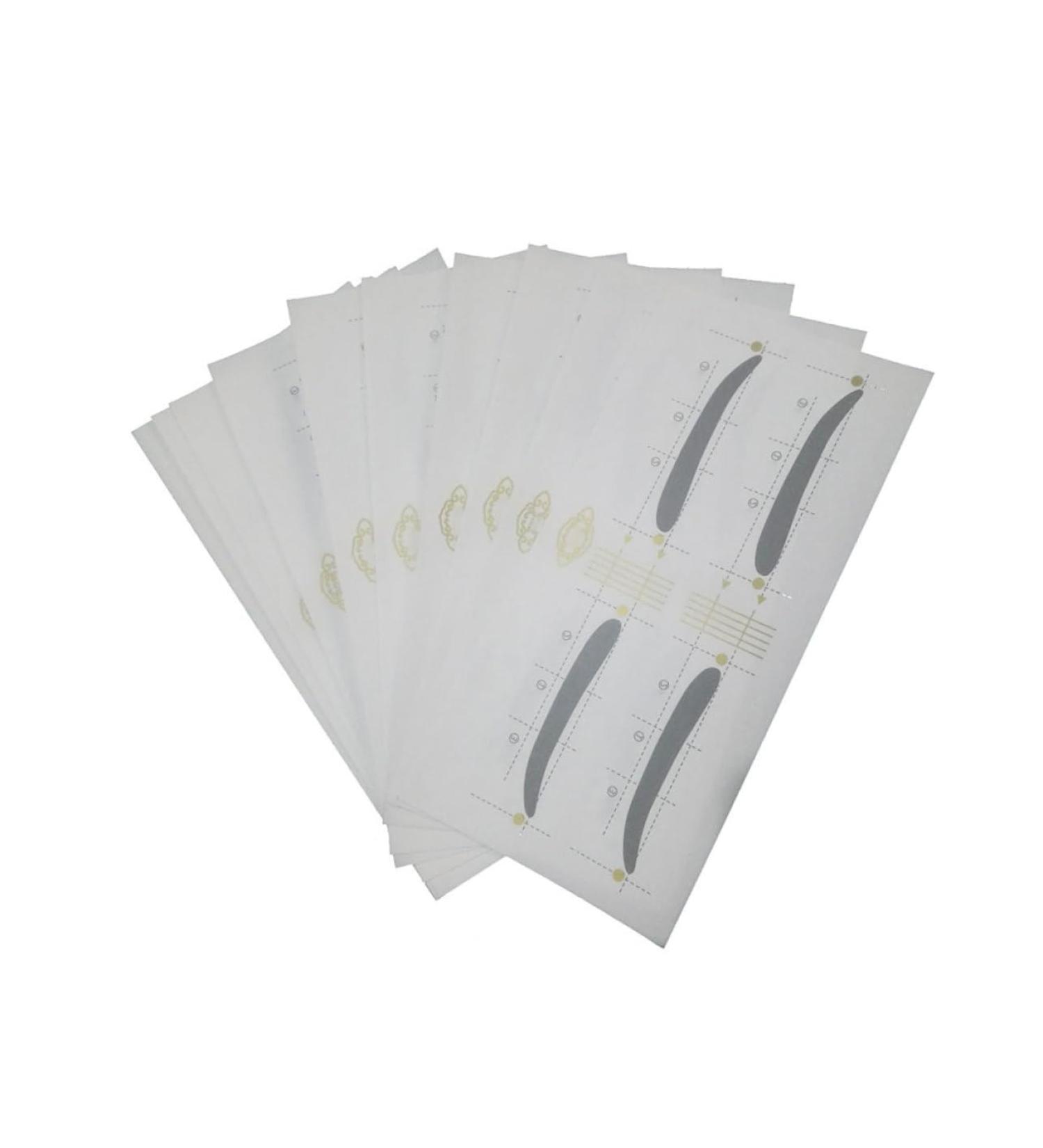 FOMIYES 12pcs 48 Adhesived Stencils Eyebrow Stencil Kit Eyebrow Styling Tool Eyebrow Template Eyebrow Card - Buy Online on GoSupps.com