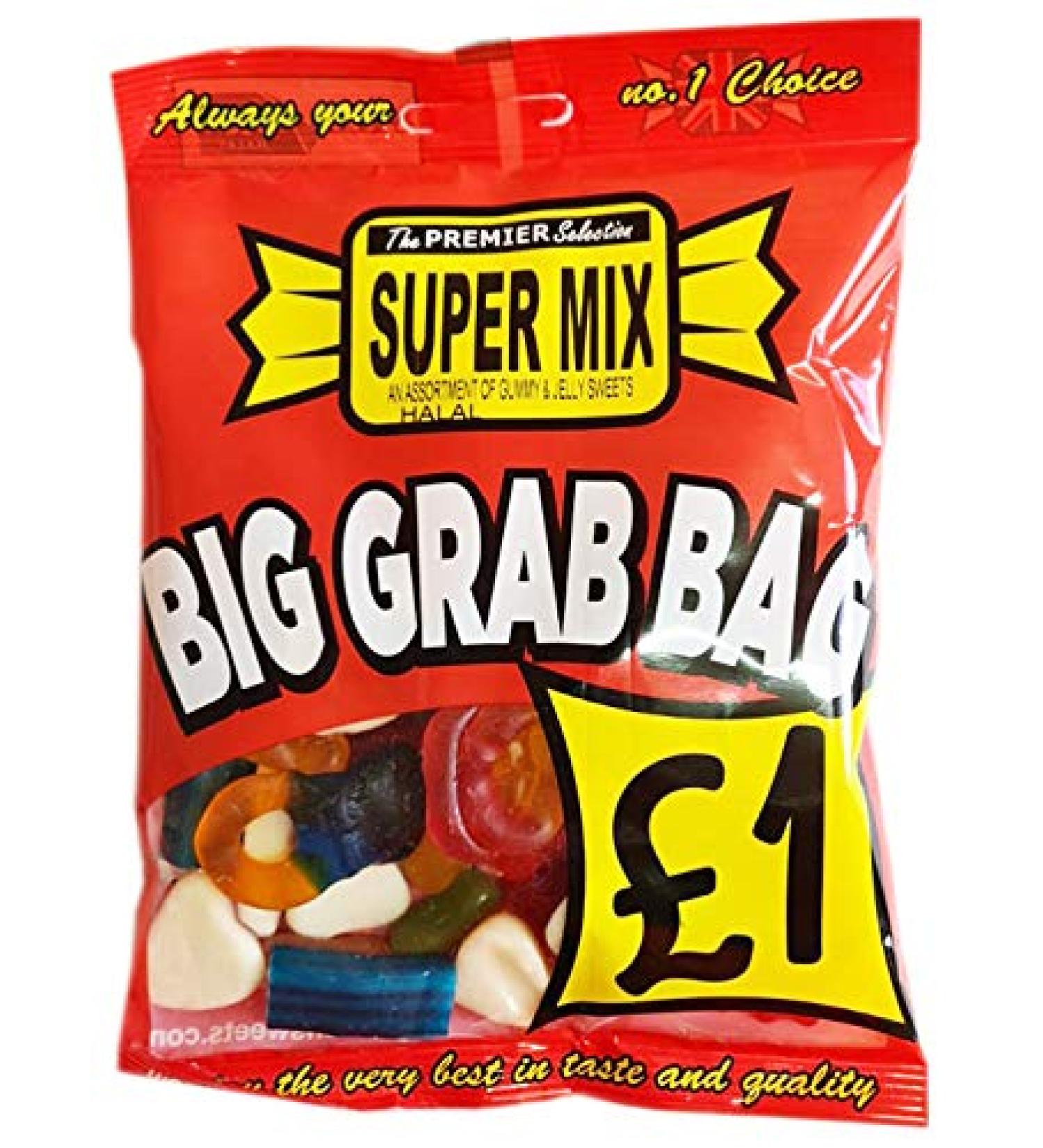 1200g Super Mix Sweets Big 10 x 120g Big Grab Bags Halal Sweets