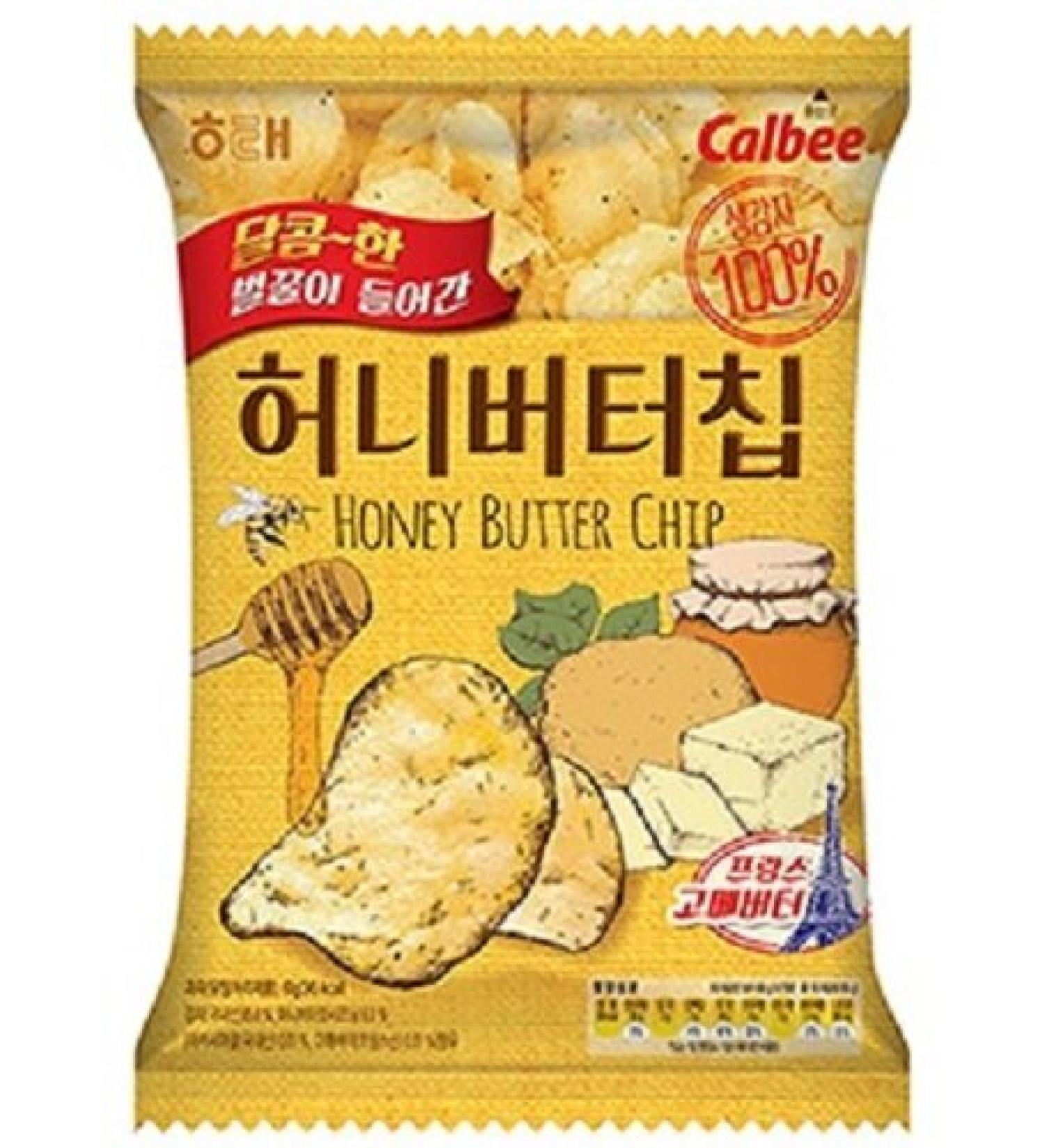Haitai 2.11 Honey Butter Chip 60g, 33.76oz (Pack of 16) - Delicious Korean Snack - Buy Online on GoSupps.com
