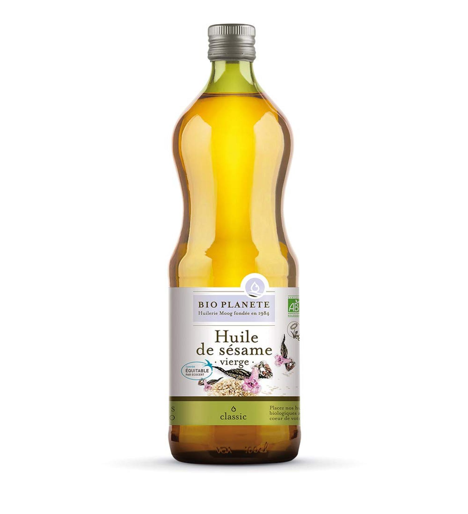 BIOPLANETE - HUILE SESAME VIERGE 1L