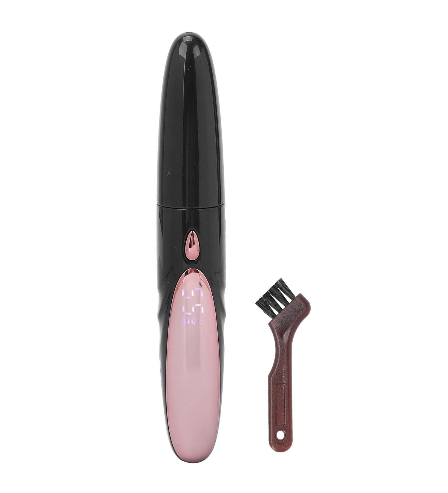 Verdant Touch Portable Electric Eyelash Curler Heated Electric Eyelash Curler Rechargeable Portable Silicone Brush Head for Women Black - Buy Online on GoSupps.com