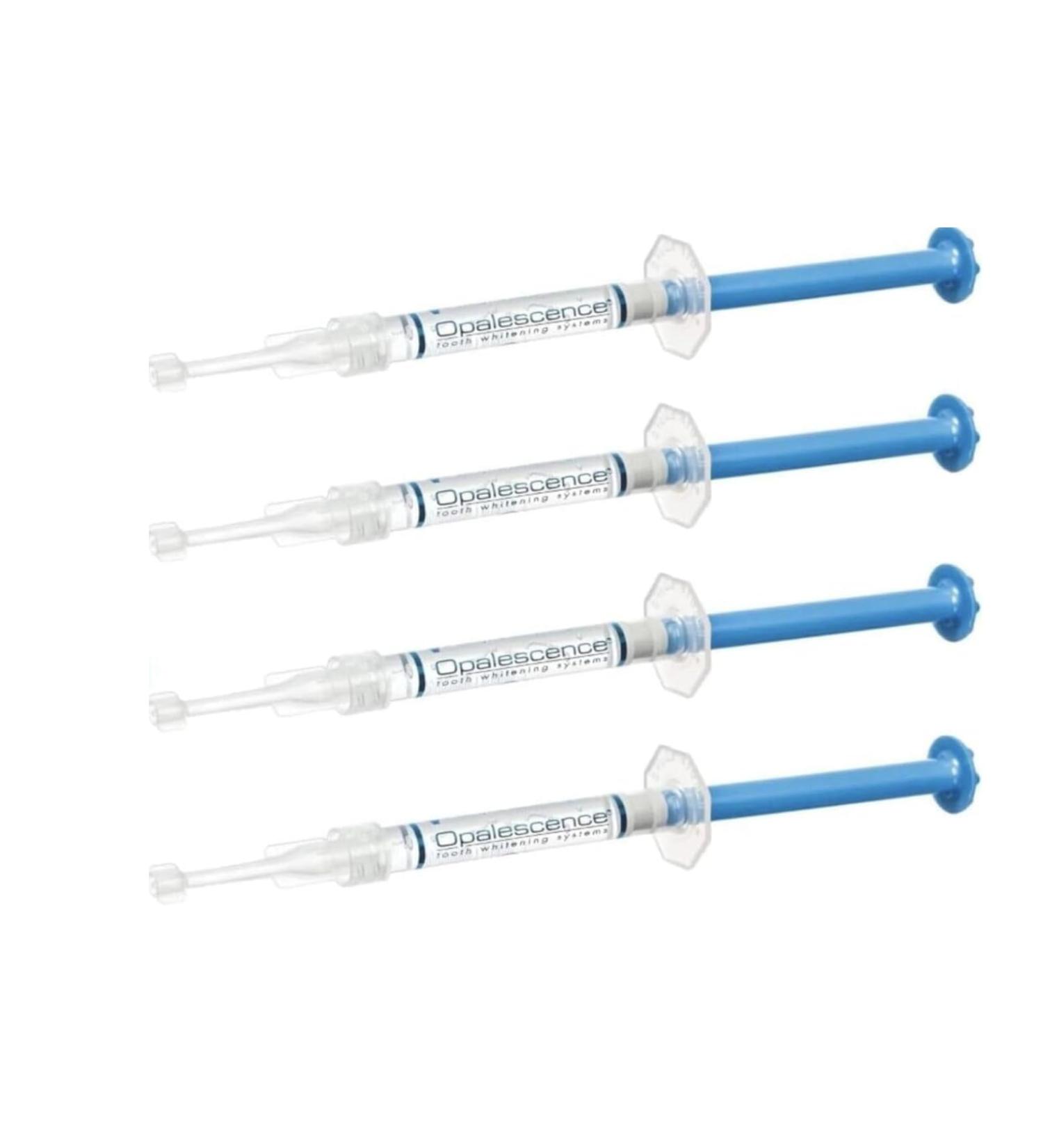 Opalescence 35% PF Teeth (4 Syringes) Whitening Refill Kit Carbamide Peroxide. Made by Ultradent. Tooth Whitening Refill Syringes Unflavored A-5197-2 0.04 Fl Oz (Pack of 4) Opalescence - Buy Online on GoSupps.com