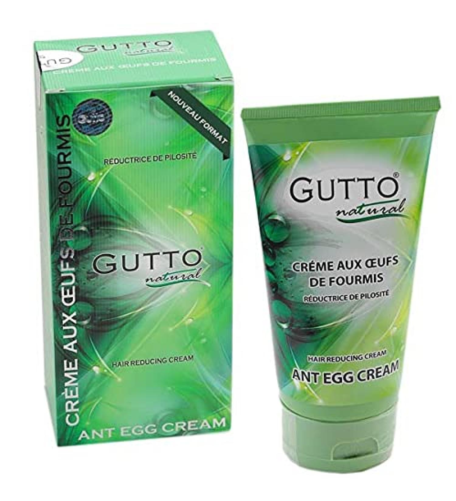 Gutto - Ant Egg Oil Cream - For Unwanted Hair Removal - 150ml by GUTTO - Buy Online on GoSupps.com
