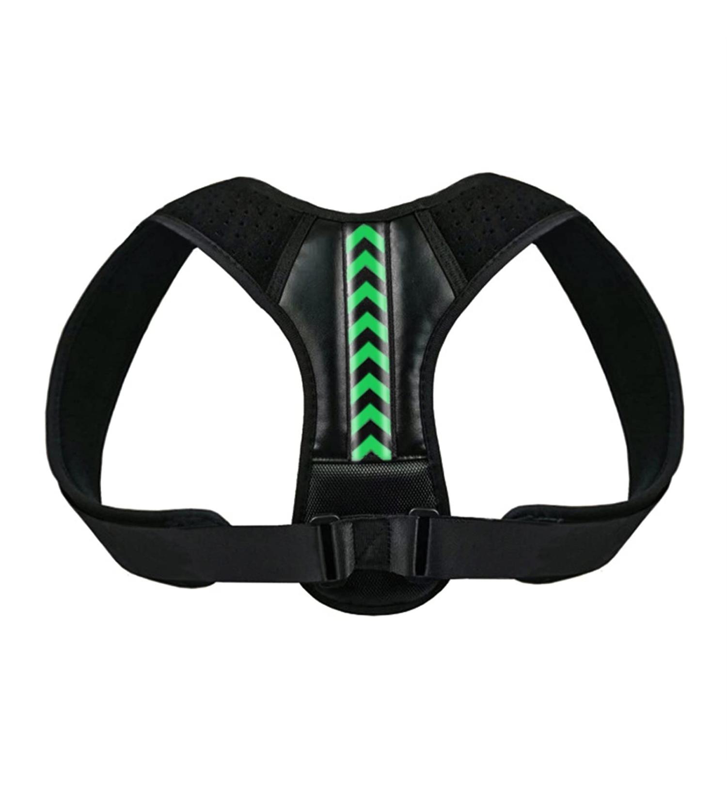 Adjustable Back Shoulder Posture Corrector Belt Clavicle Spine Support Reshape Your Body Home Office Sport Upper Back Neck Brace (Color : Green Size : 2XL-Weight 120-135KG) - Buy Online on GoSupps.com