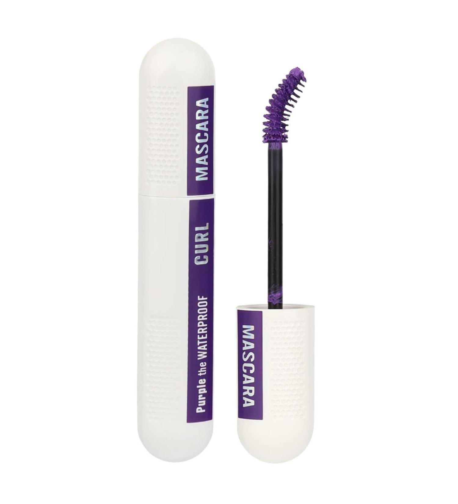4D Colorful Waterproof Eyelash Mascara - Purple | Hypoallergenic Formula for Curl, Lengthening & Thickening | Perfect Holiday Gift for Beauty Lovers - 1PC - Buy Online on GoSupps.com