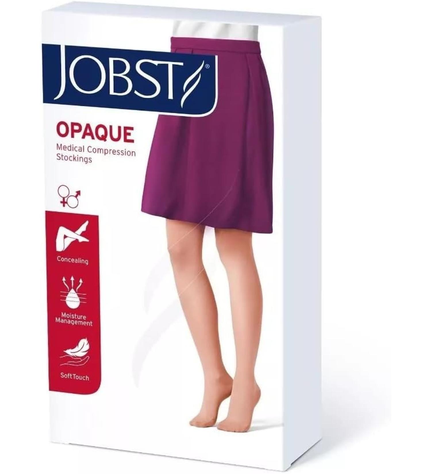 Jobst 115233 Bsn Medical Opaque Compression Pantyhose, Waist High, 15-20mmHg Closed Toe Medium Natural - Buy Online on GoSupps.com