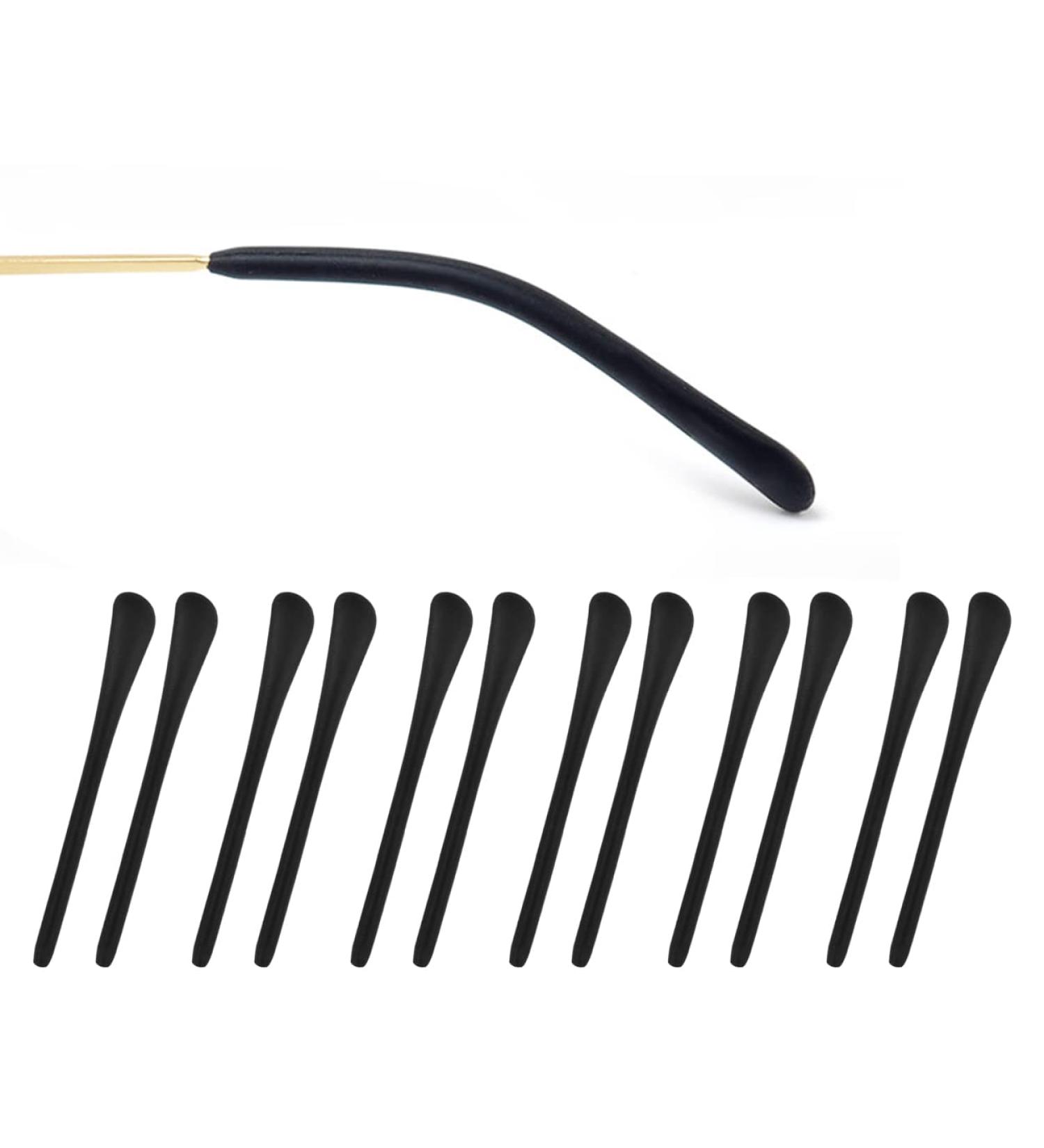 Buy SCSpecial Silicone Anti-Slip Glasses Temple Covers - 6 Pairs for Sunglasses (Black) | Best International Shipping - Buy Online on GoSupps.com