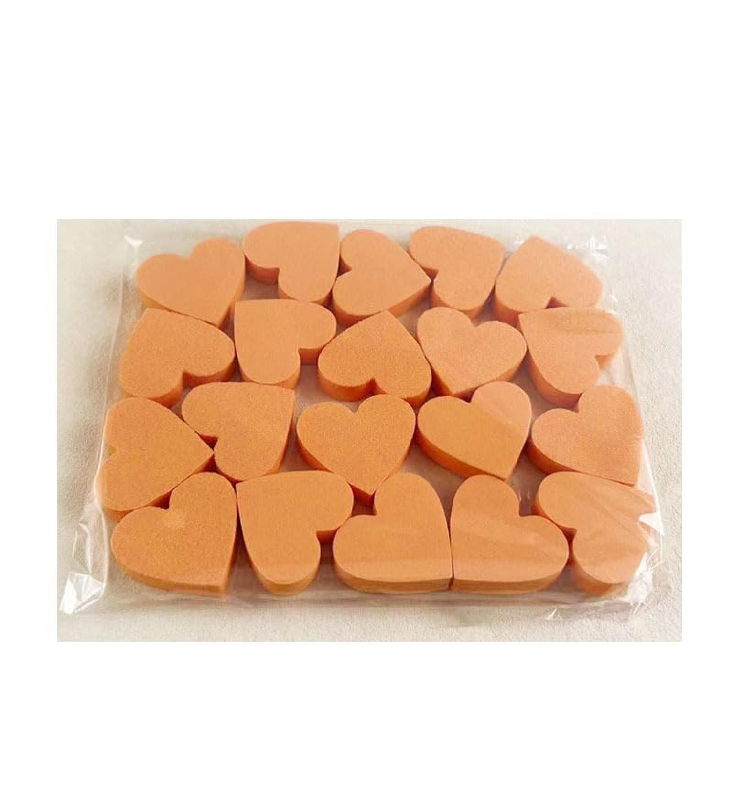40Pcs Heart-Shaped Double-Sided Nail Files & Buffers - Washable Nail Care Tools for Manicure | International Shipping Available - Buy Online on GoSupps.com