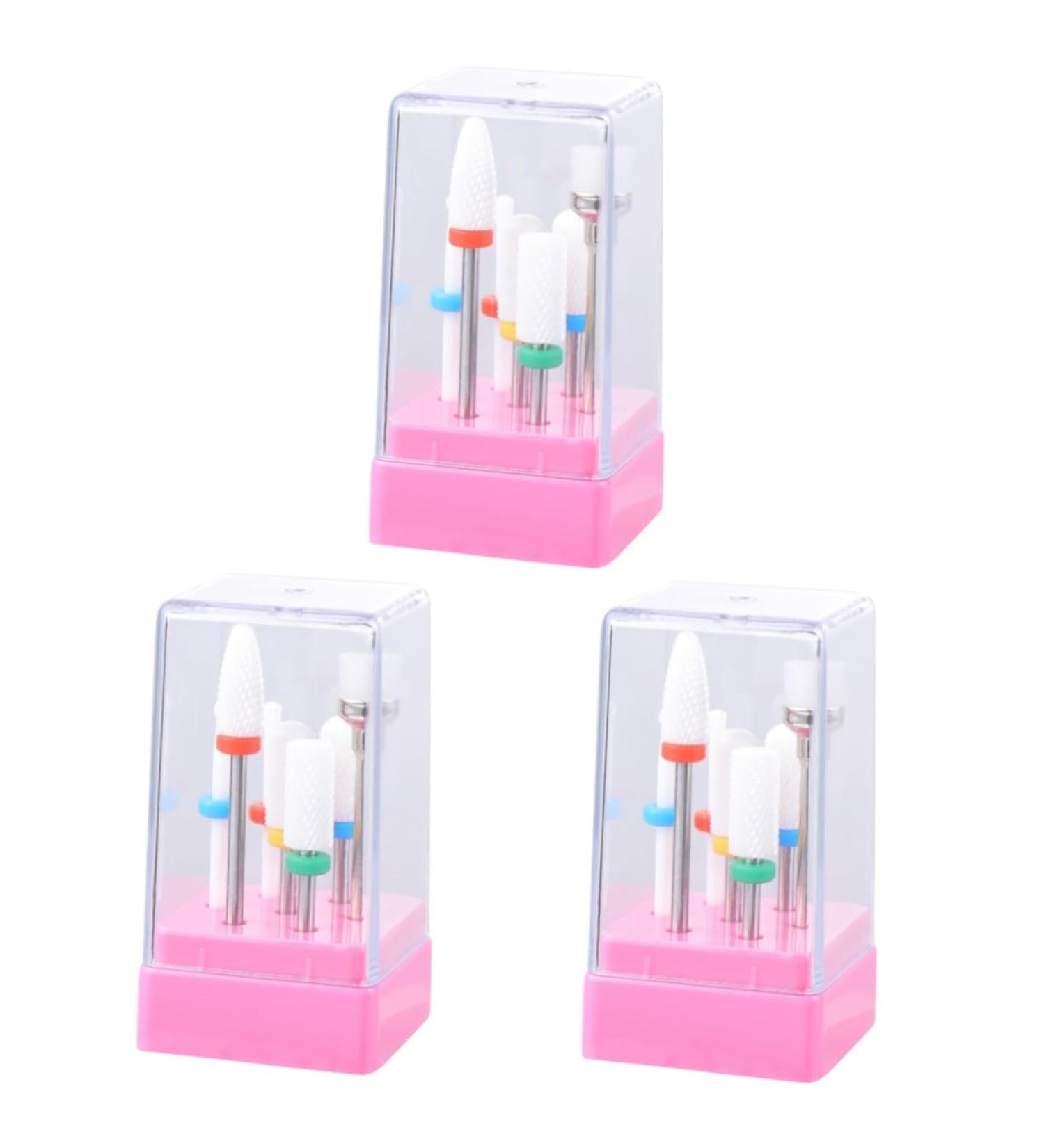 minkissy 3 Sets Nail Art Cuticle Drill Bit Salon Nail Diamond Drill Bits Nail Drill Tool Ceramic Nail Bits Electric Manicure Nail Bits Nail Drill Bits Nail File Bits Nail Tool Acrylic Metal - Buy Online on GoSupps.com