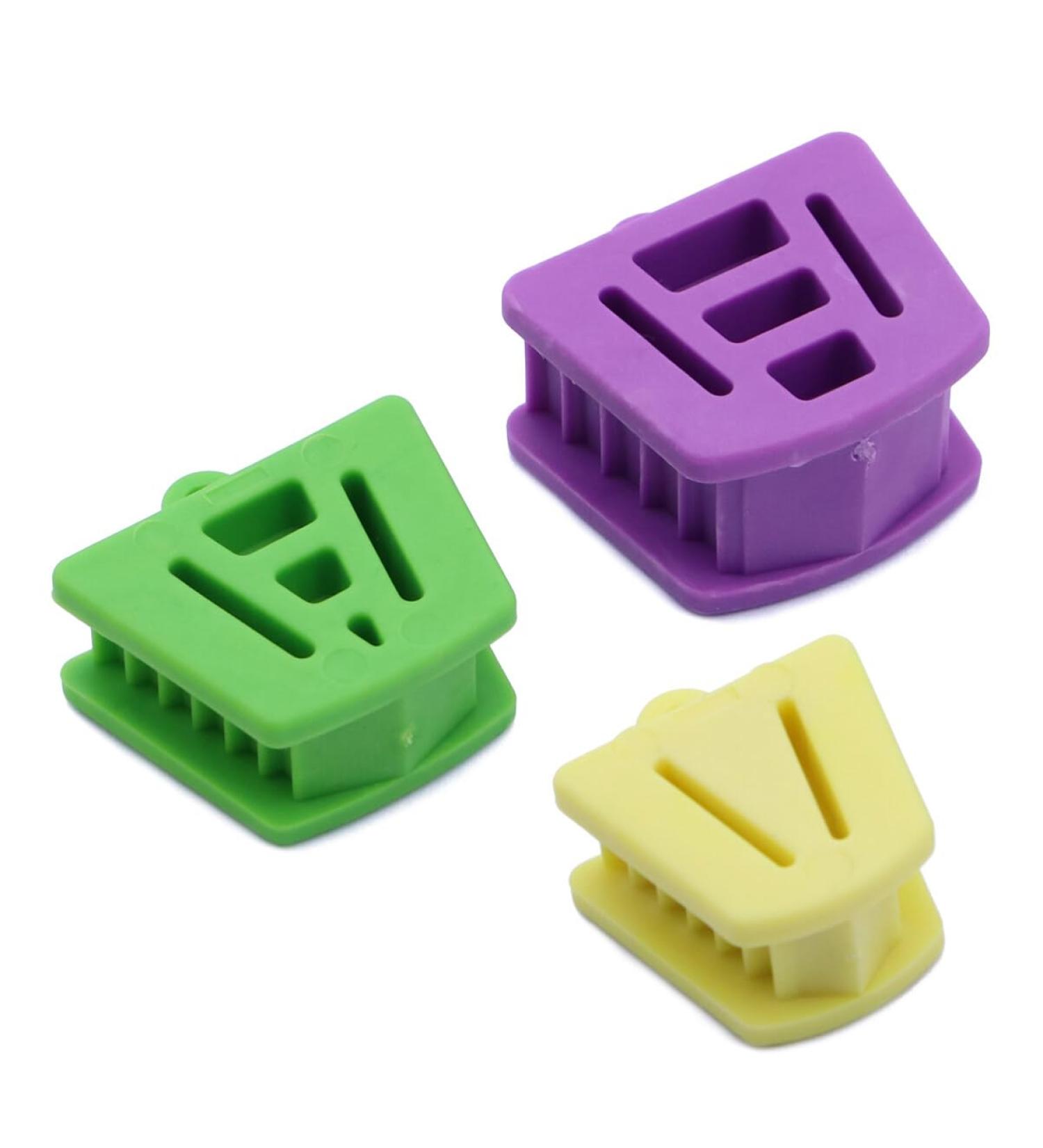 ULTECHNOVO Mouth Guard: 3pcs Dental Bite Blocks Multi Size Mouth Props Silicone Dental Bite Blocks Occlusal Pads for Mouth Opener Aldult Cheek Teeth Clenching Accessories - Buy Online on GoSupps.com