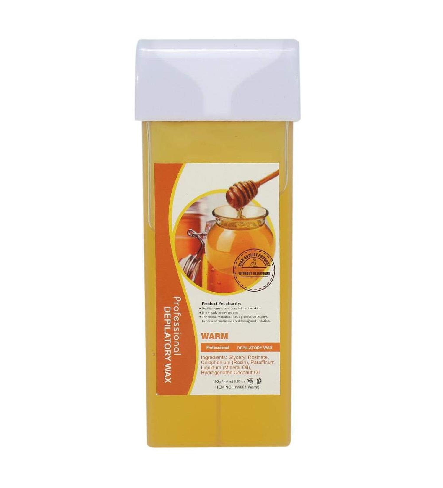 100g Professional Honey Depilatory Wax for Facial & Body Hair Removal Smooth Skin Solution - Buy Online on GoSupps.com