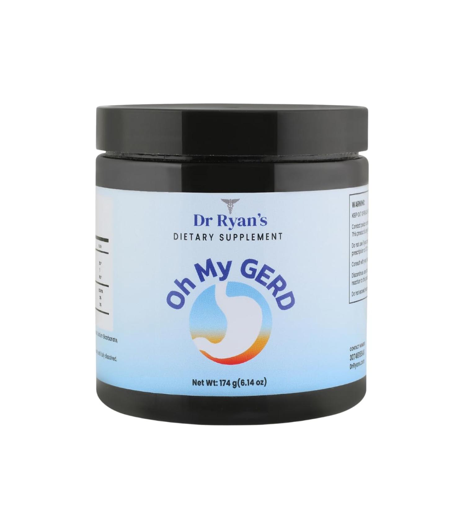 Buy Dr. Ryan's Oh My GERD - Natural Antacid & Digestive Support for Acid Reflux Heartburn Indigestion - Effective Dietary Supplement - Ship Worldwide - Buy Online on GoSupps.com