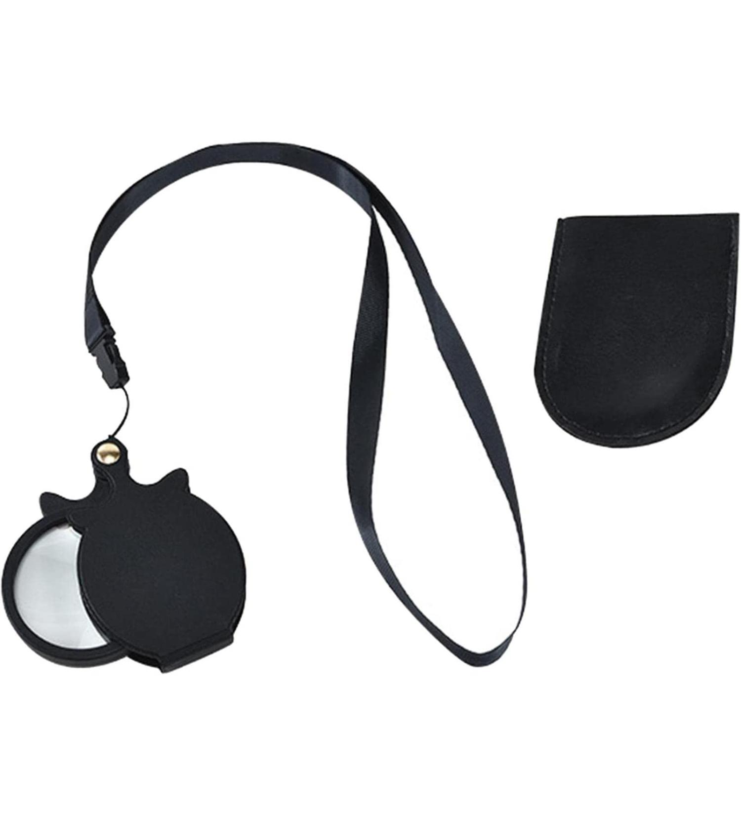 Professional 10X Magnifier for Seniors Kids 64MM Large Magnifying Lens with Non-Slip Soft Rubber Cover for Reading Books Coins Insects Maps - Black Full of Stars - Buy Online on GoSupps.com