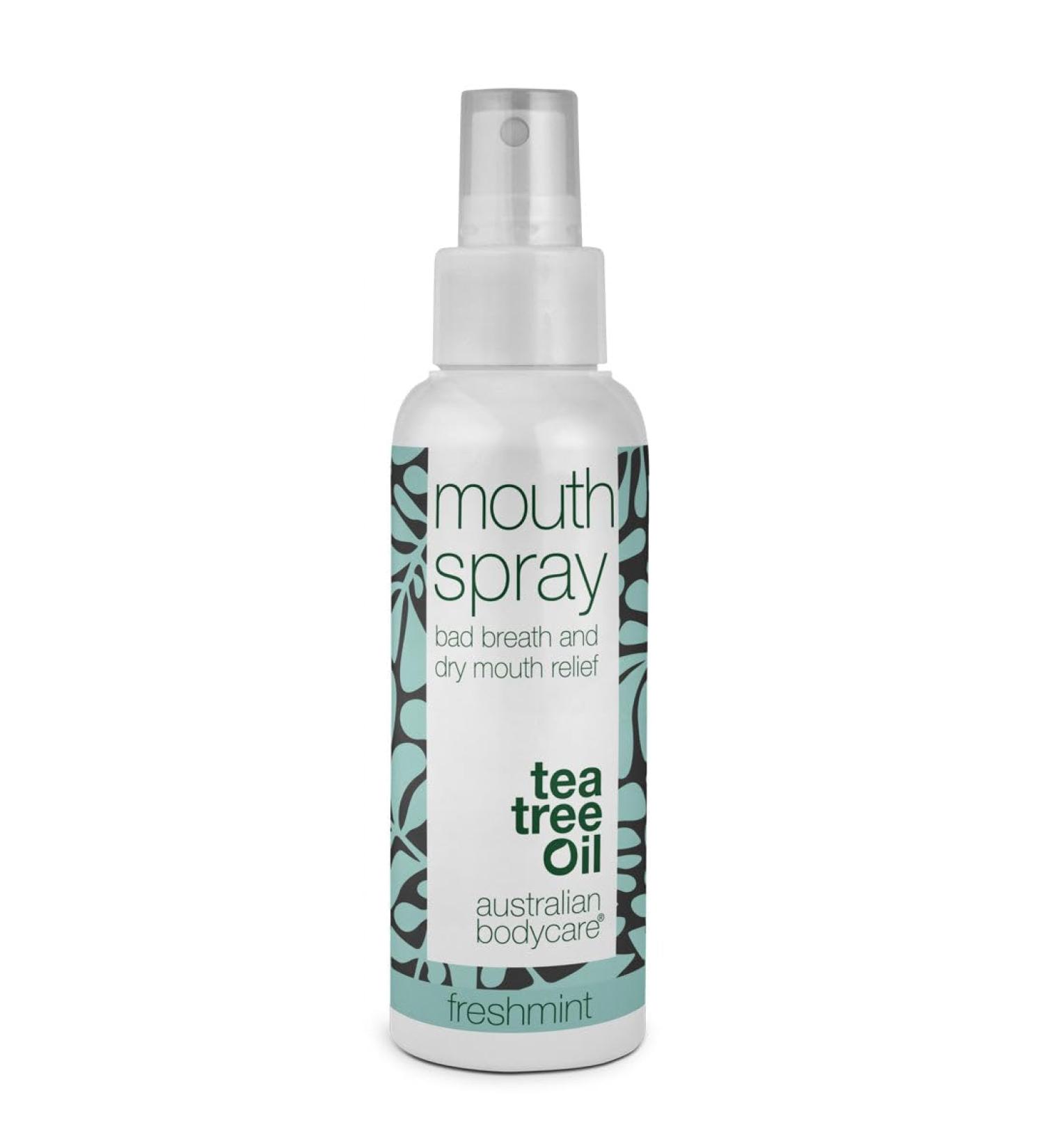 Freshmint Mouth Spray 100ml - Eliminate Bad Breath Instantly with Tea Tree Oil | All Day Freshening & Cleansing | Long Lasting Results - Buy Online on GoSupps.com