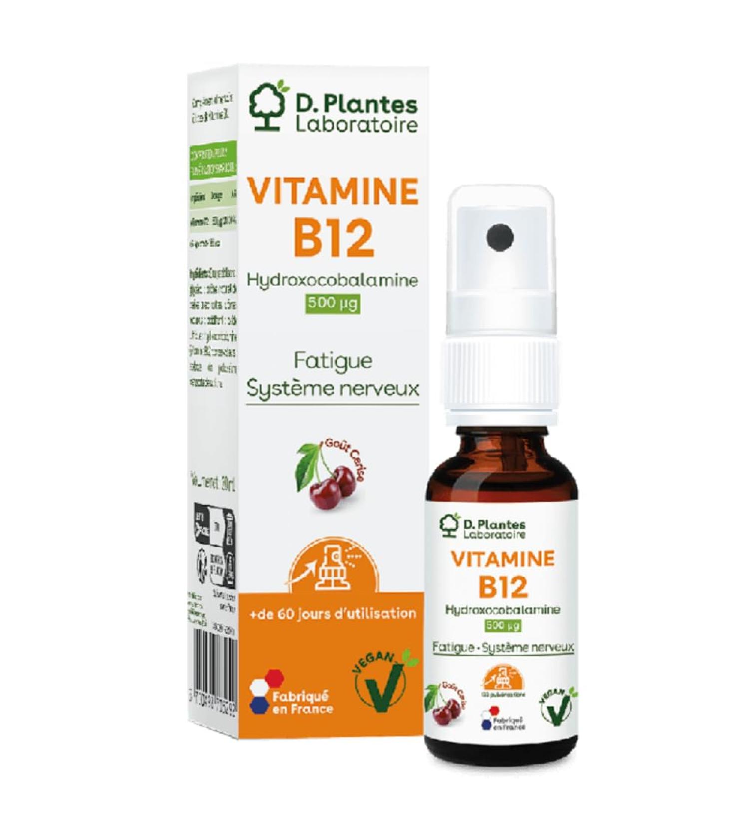 D. Plantes Vitamine B12 Spray 20ml - Buy Online on GoSupps.com