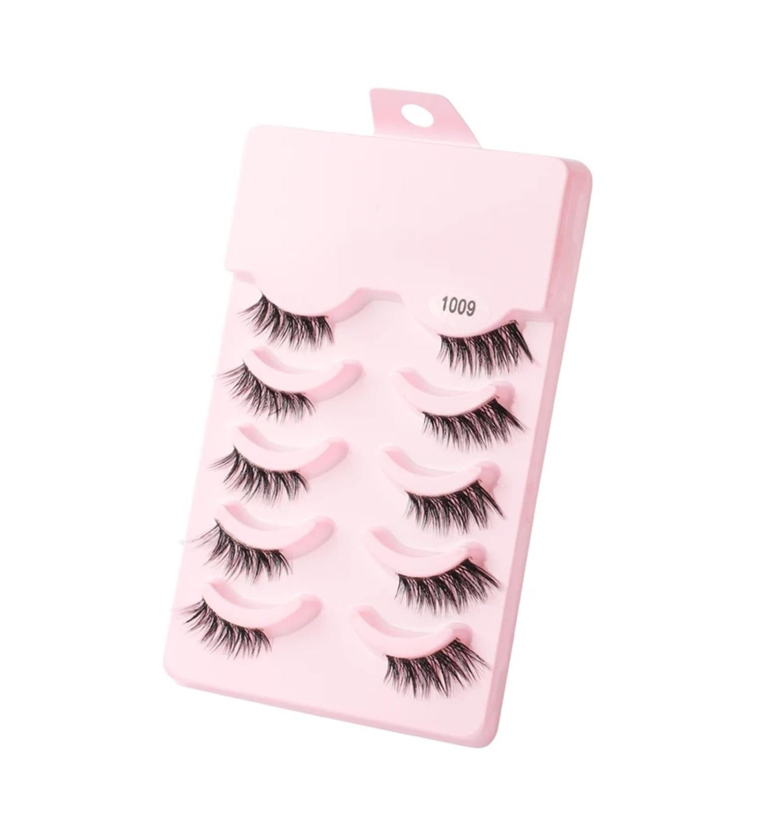 UAMOU Mink Eyelashes Volume False Lashes 3D Mink Natural Long Make Up False Eyelash Faux Cils Cilios Fluffy Fake Eye Lashes Cheerfully (Color : 5 pairs 1009 Size : 30 boxes) - Buy Online on GoSupps.com