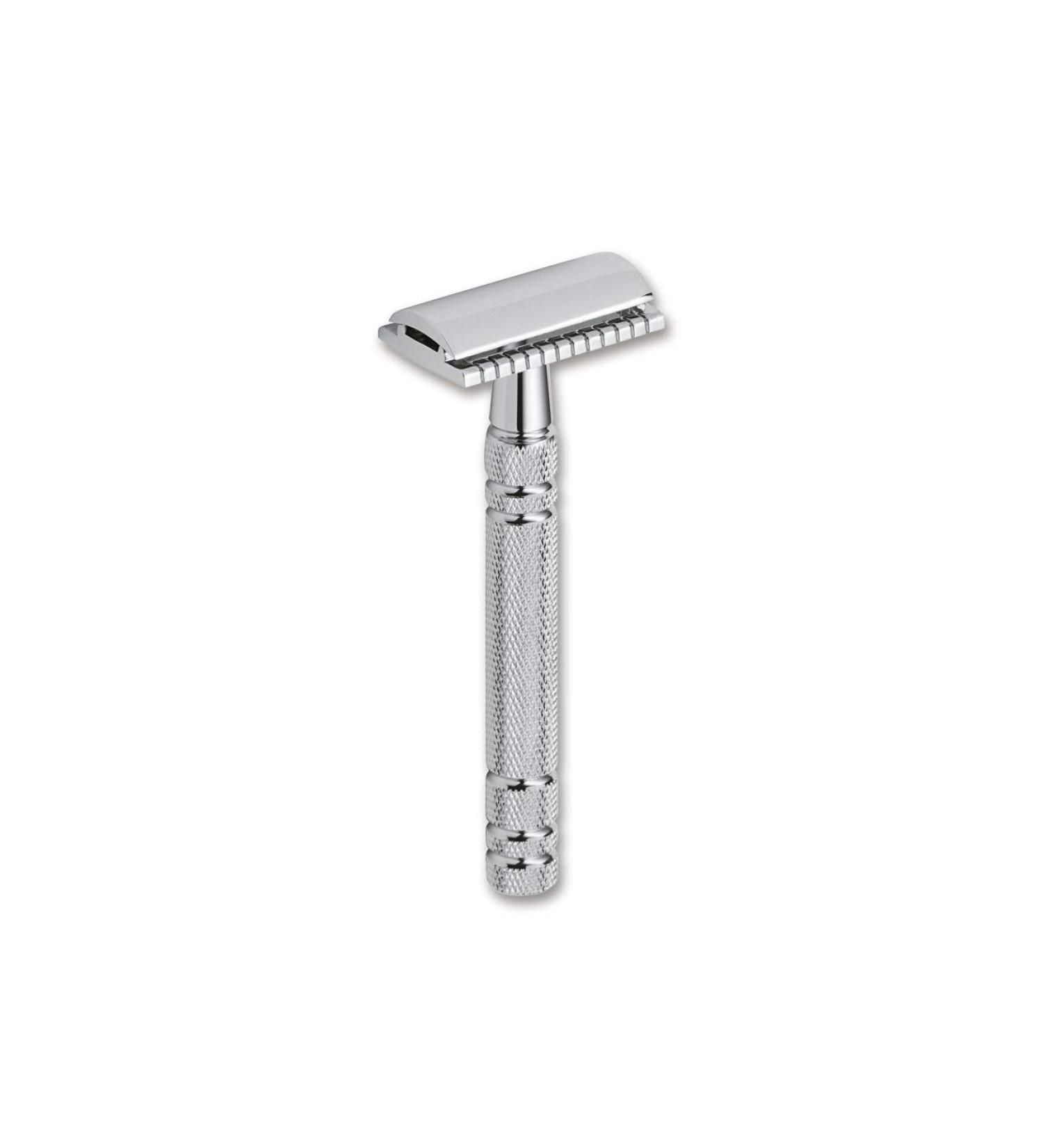 B ker Manufaktur Solingen Safety Razor Butterfly Gunmetal Grey