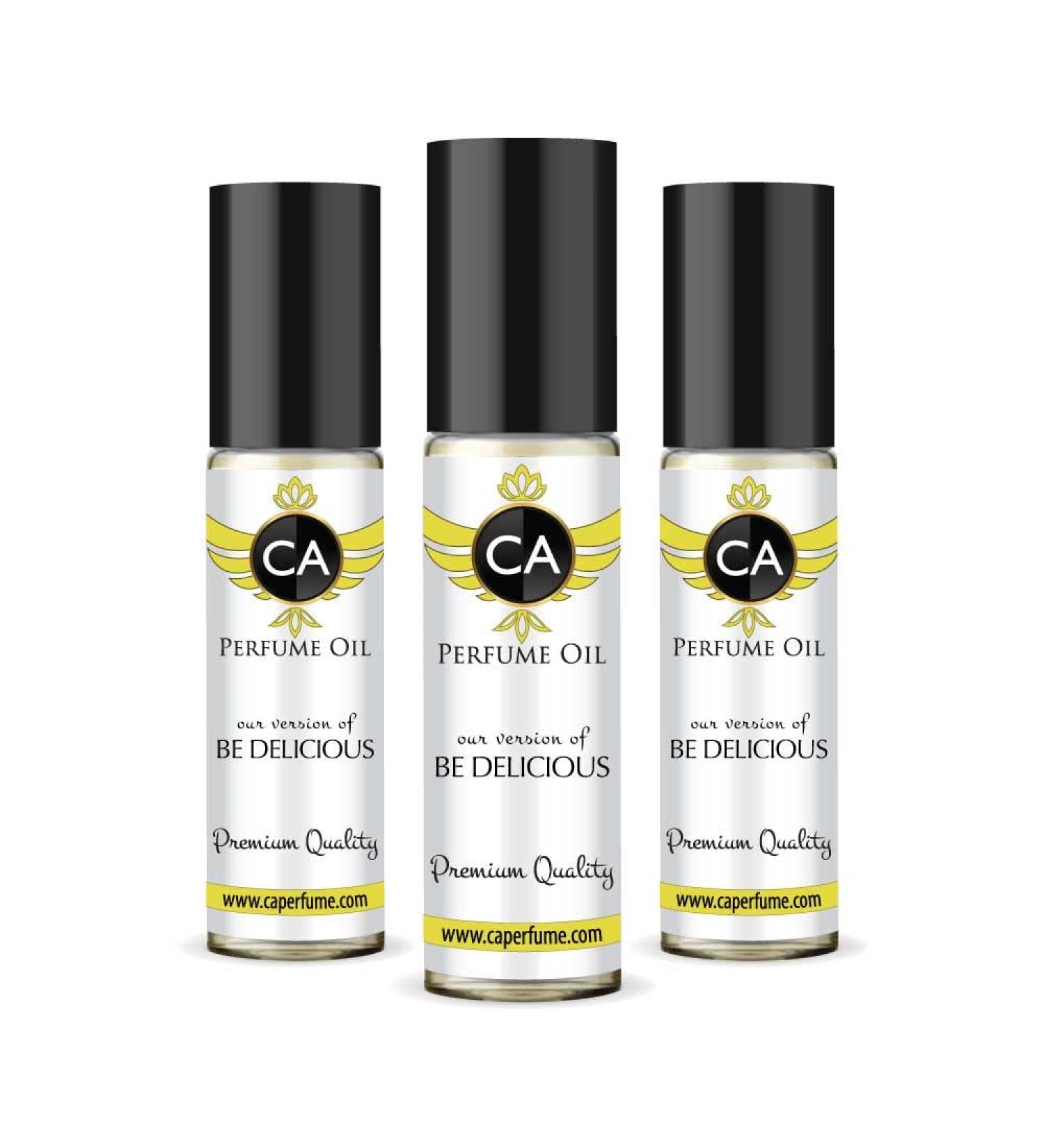 CA Perfume Impression of Donna K. Be Delicious For Women Replica Fragrance Body Oil Dupes Alcohol-Free Essential Aromatherapy Sample Travel Size Concentrated Long Lasting Attar Roll-On 0.3 Fl Oz-X3 - Buy Online on GoSupps.com