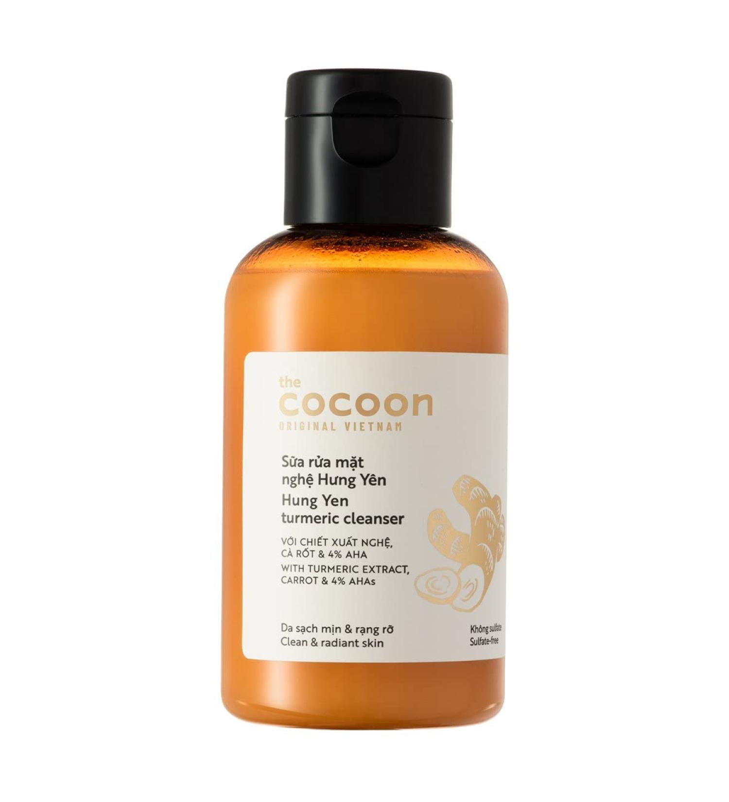 Cocoon Hung Yen Turmeric Cleanser - Natural Skin Brightening Face Wash (4.73 fl oz) | Shop Worldwide - Buy Online on GoSupps.com